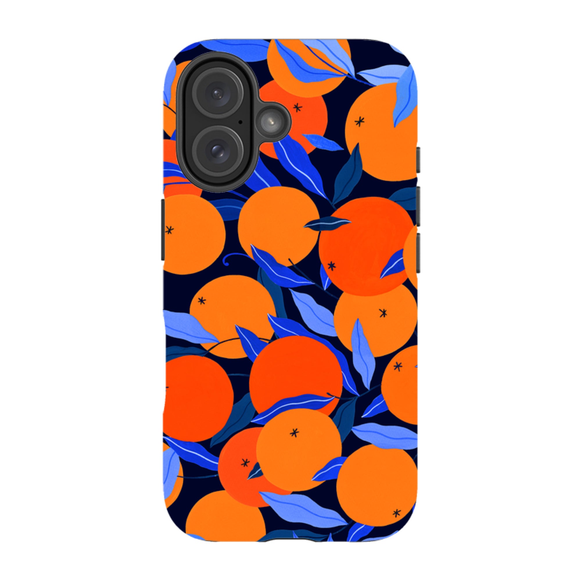 iPhone MagSafe Tough Case -  Arancello Navy Pattern By Madalina Andronic