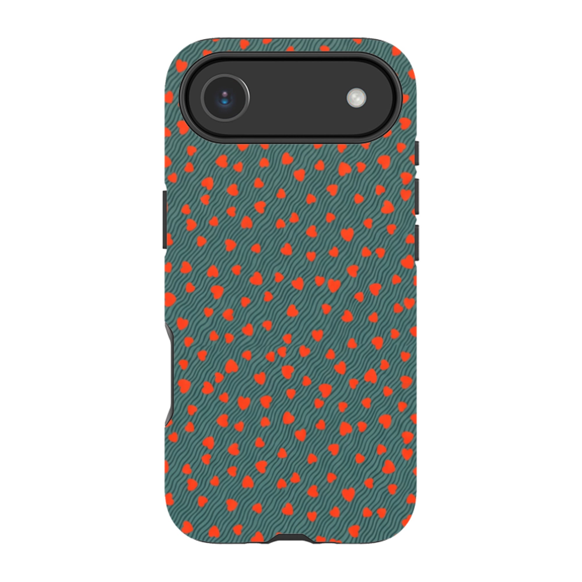 iPhone MagSafe Tough Case - Red Hearts