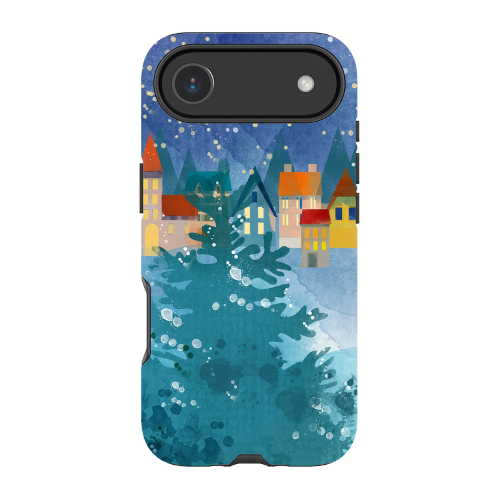 iPhone Tough Case - Winter Town