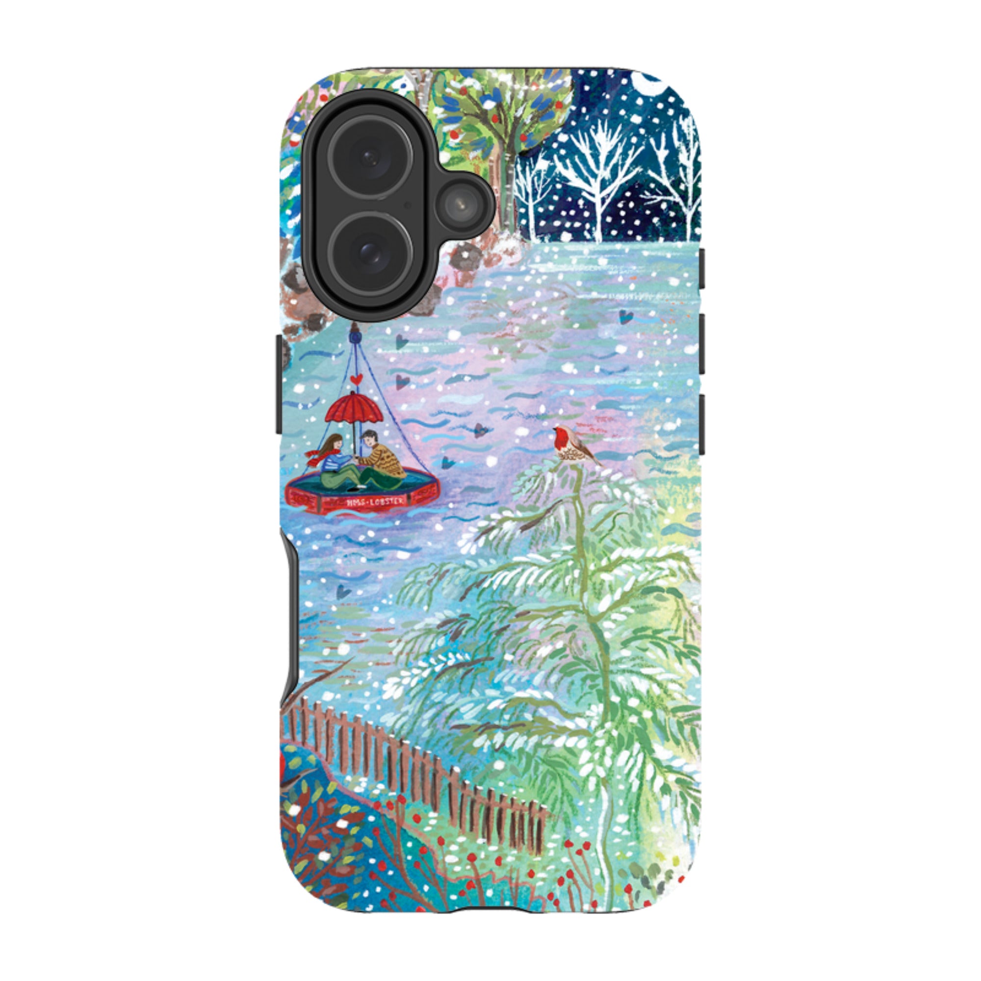 iPhone Tough Case - A Wee Winter Harbour By Emma Frances Grant