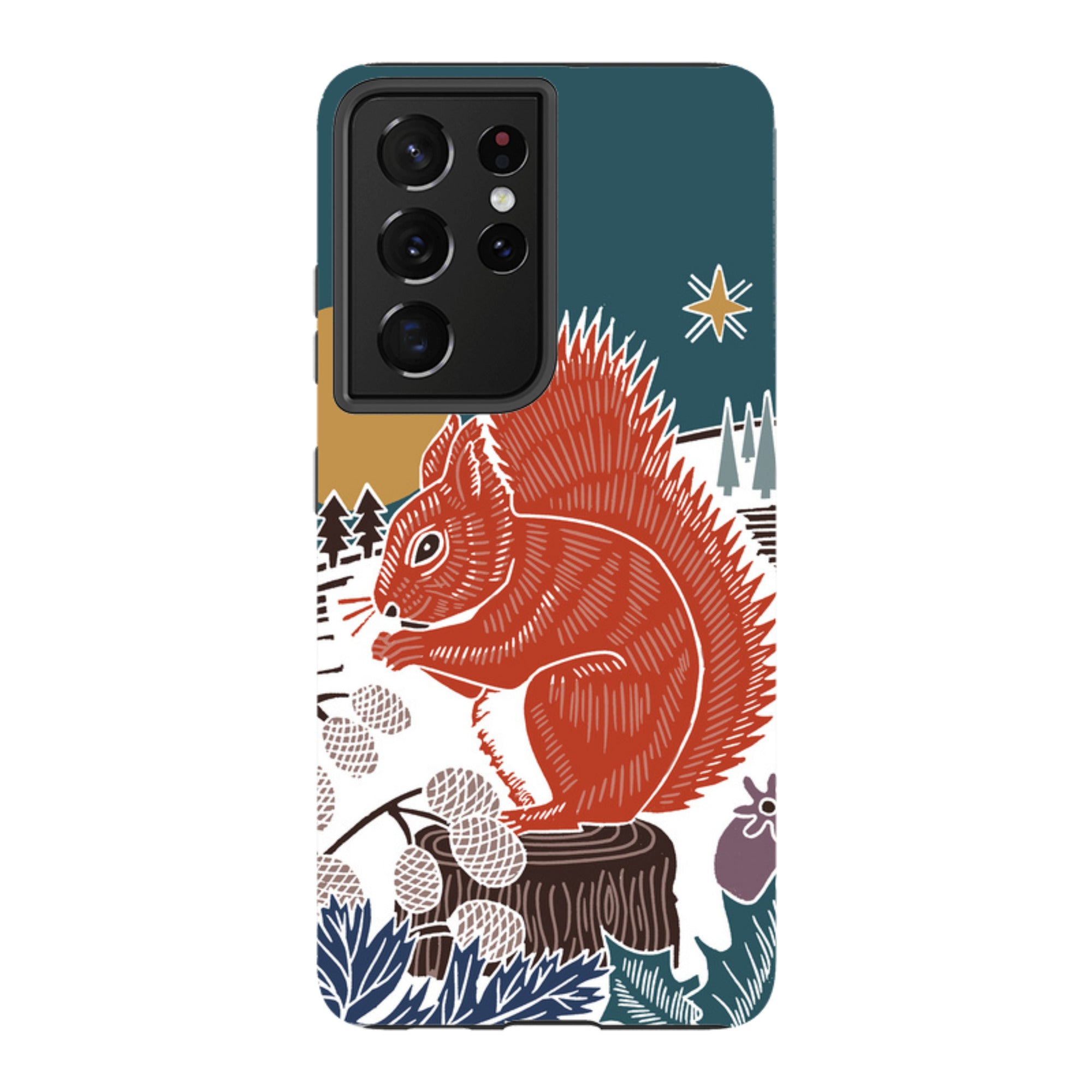 Samsung Tough Case - Winter Squirrel By Kate Heiss