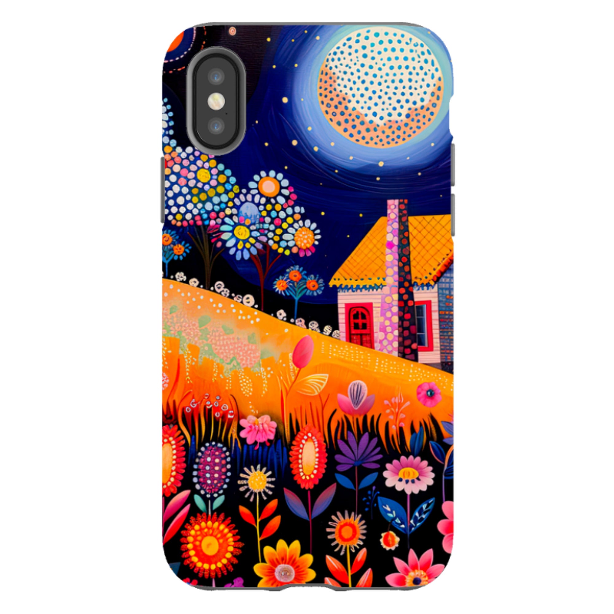 iPhone Case - Folk Art House I