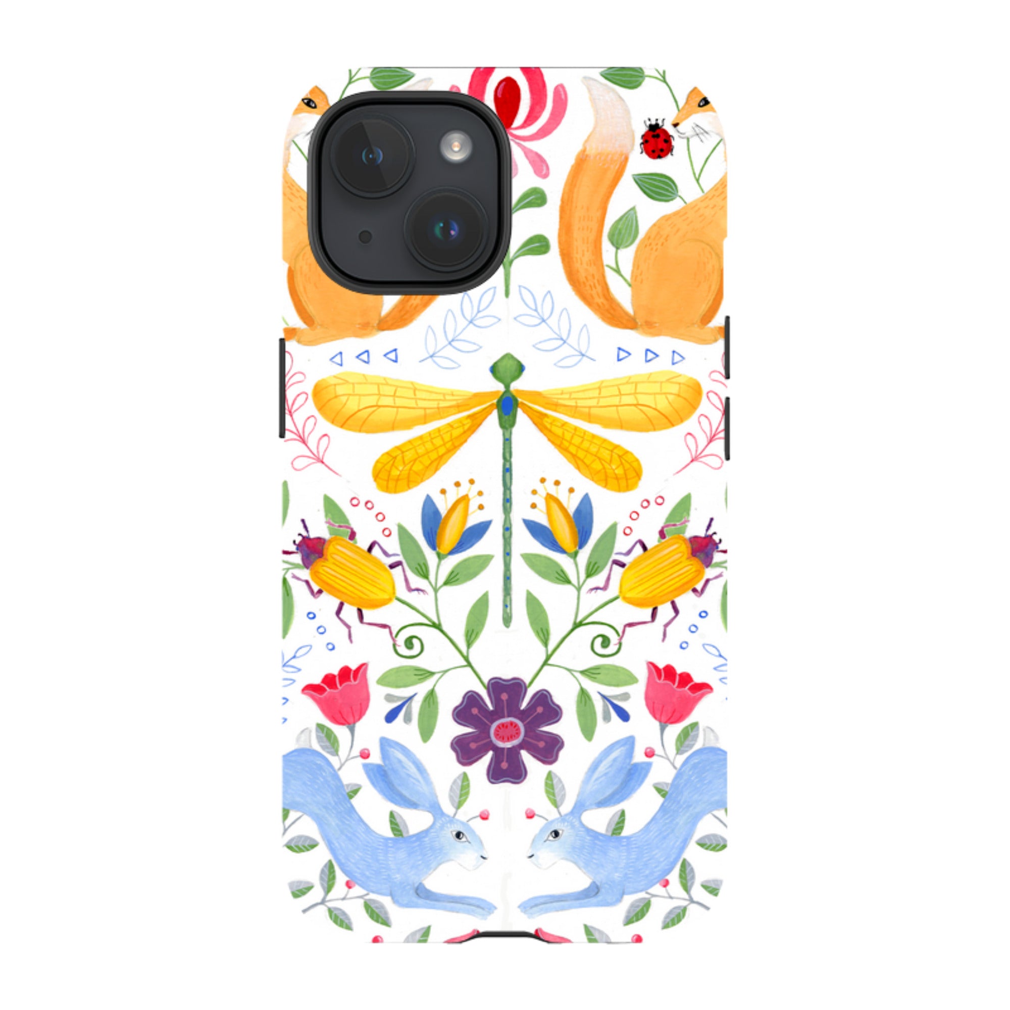 iPhone Tough Case - Folk Garden By Bex Parkin