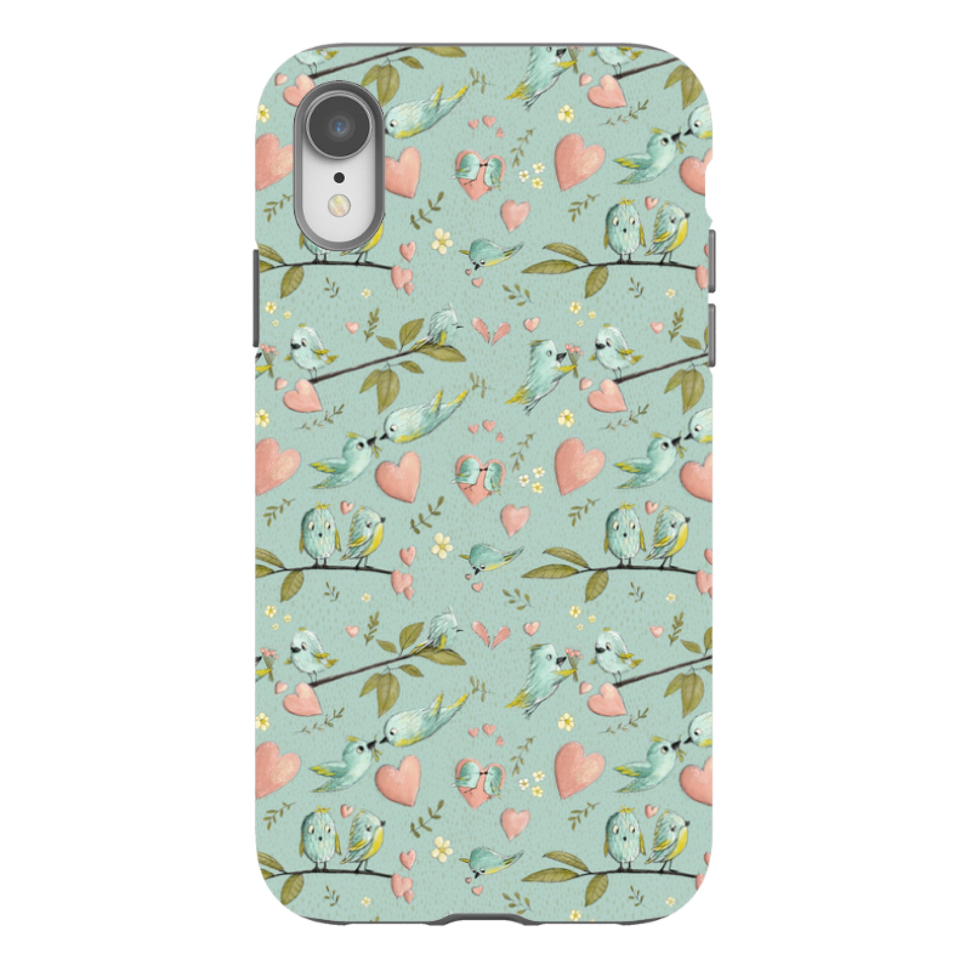 iPhone Tough Case - Love Is In The Air Pattern By Maja Lindberg