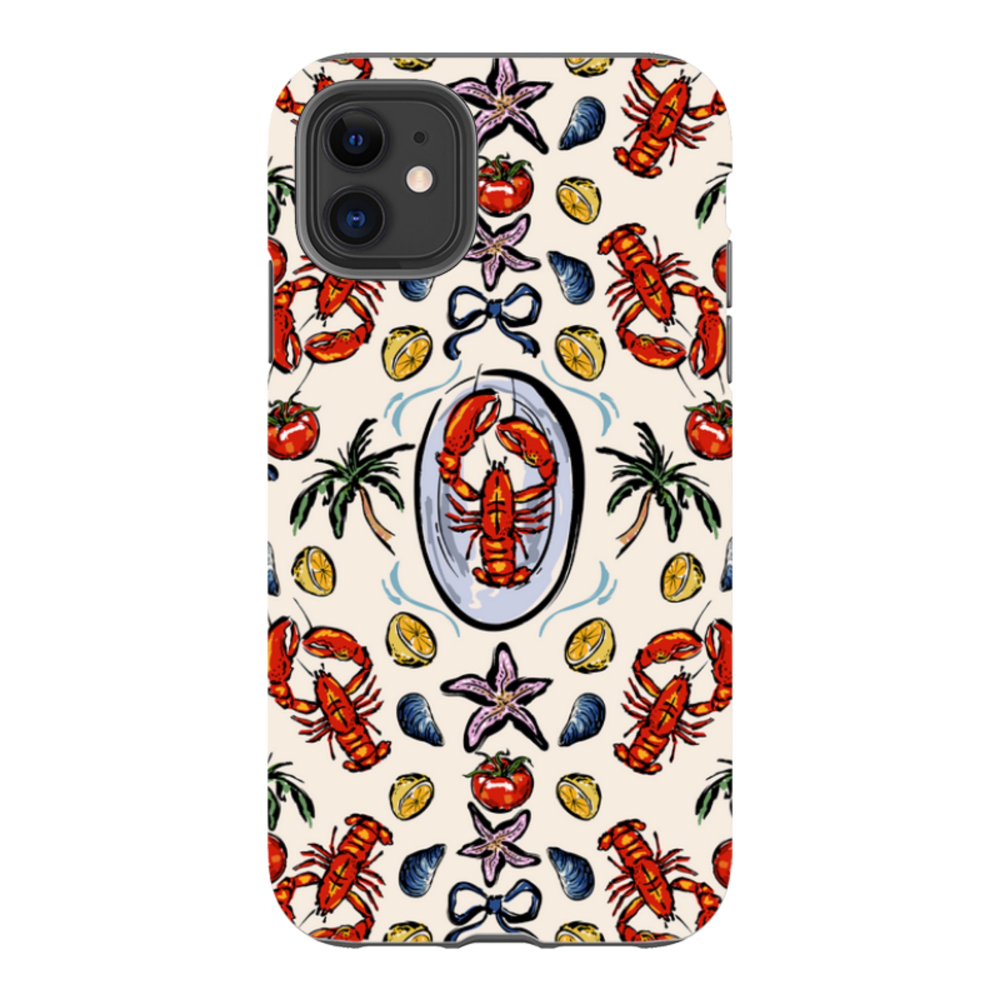 iPhone Case - Seafood and Palm Trees