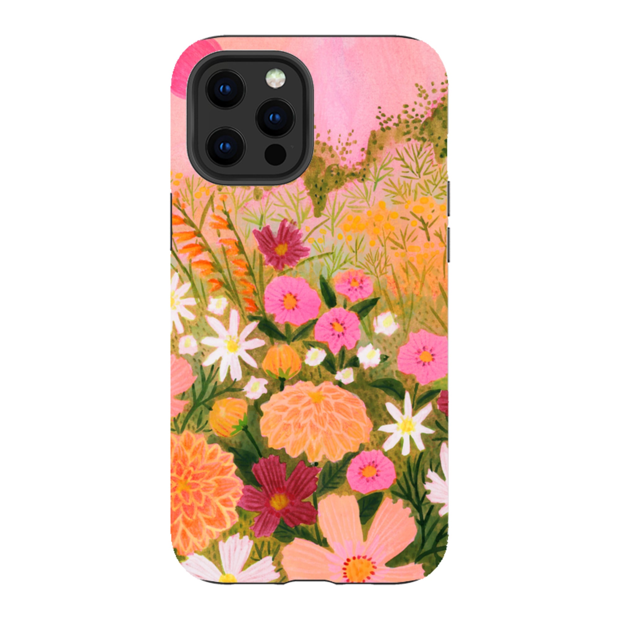 iPhone Tough Case - Flower Farm Sunset By Lee Foster Wilson