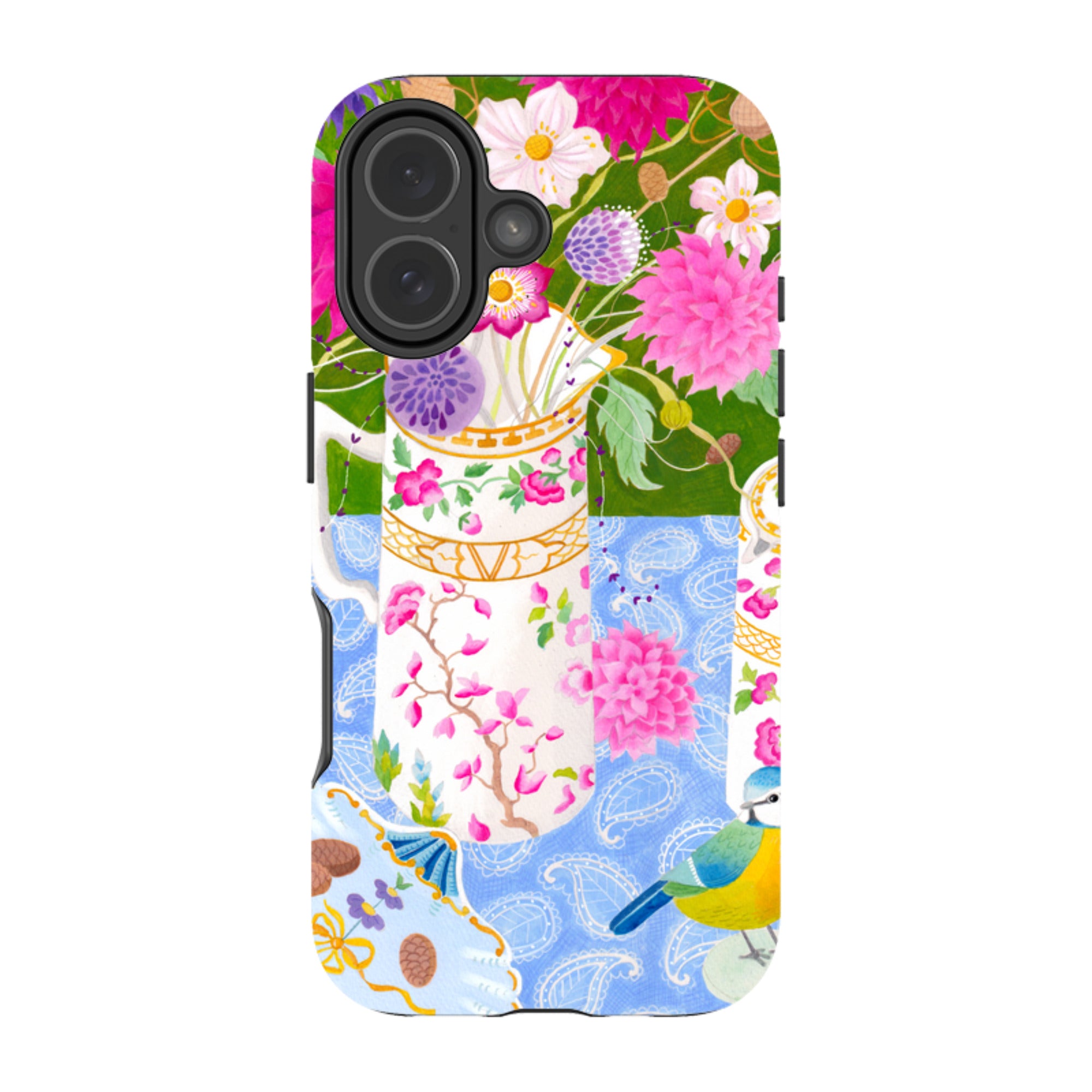iPhone MagSafe Tough Case - Dahlias By Bex Parkin