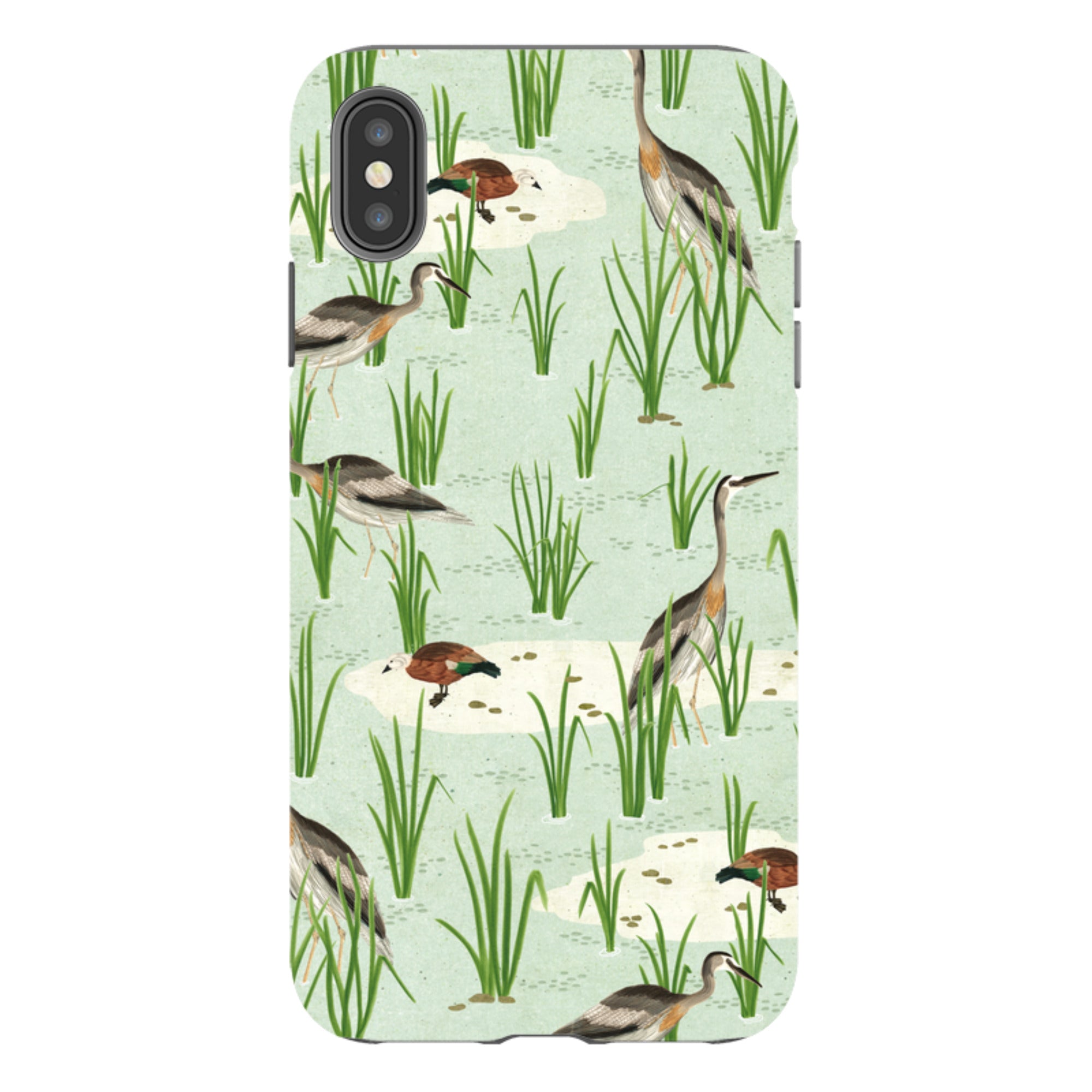 iPhone Tough Case - Wet Lands By Katherine Quinn
