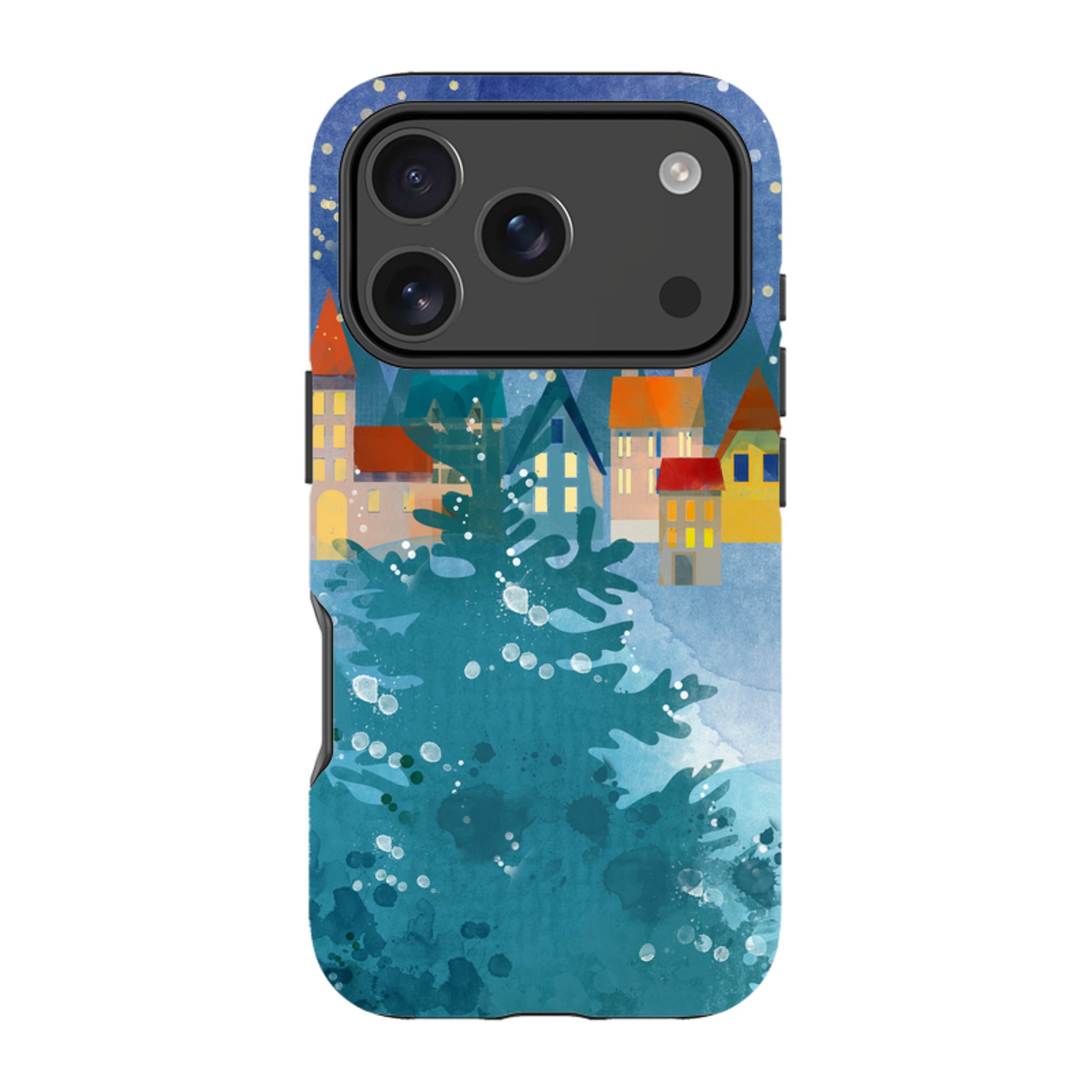 iPhone Tough Case - Winter Town