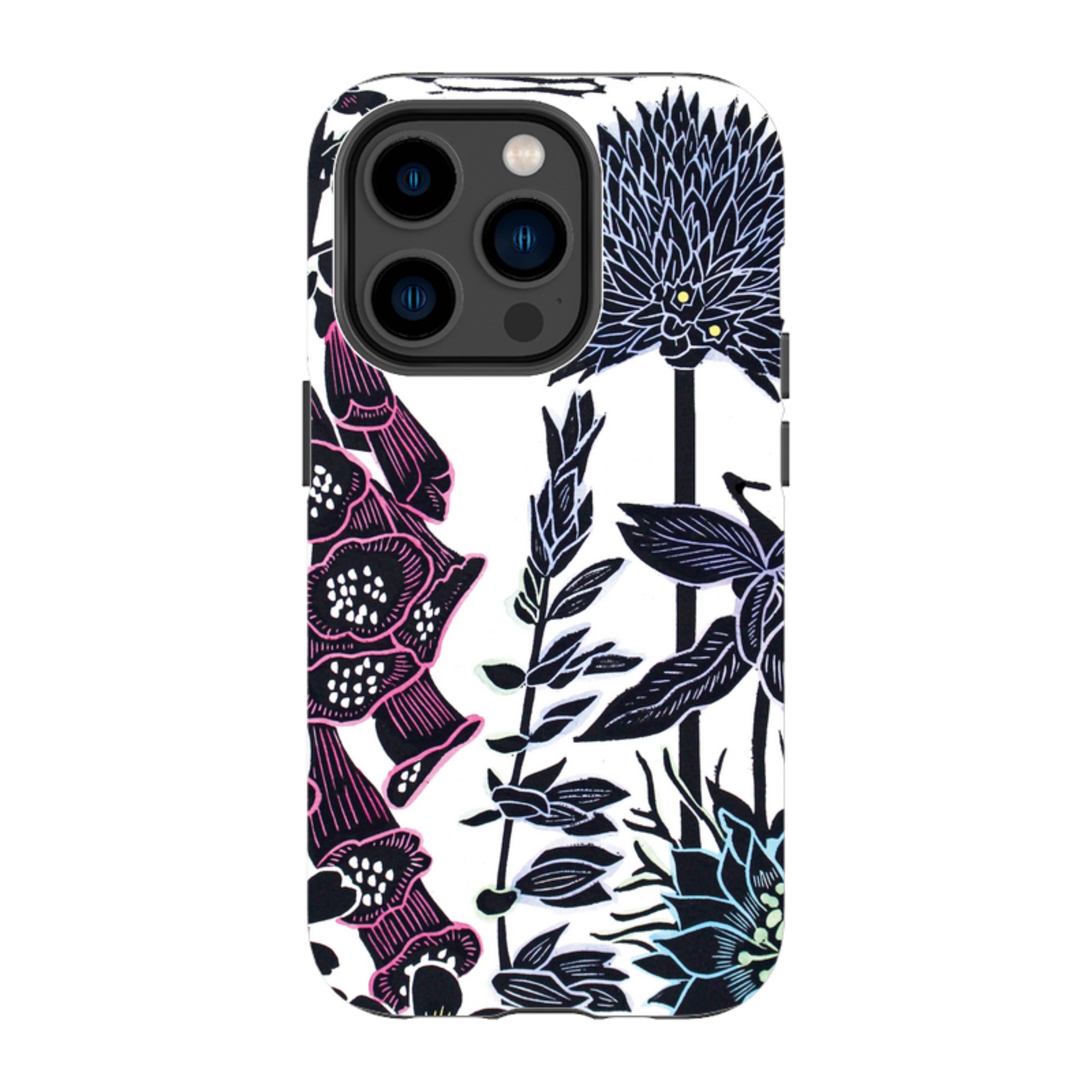 iPhone Tough Case - Foxgloves By Kate Heiss