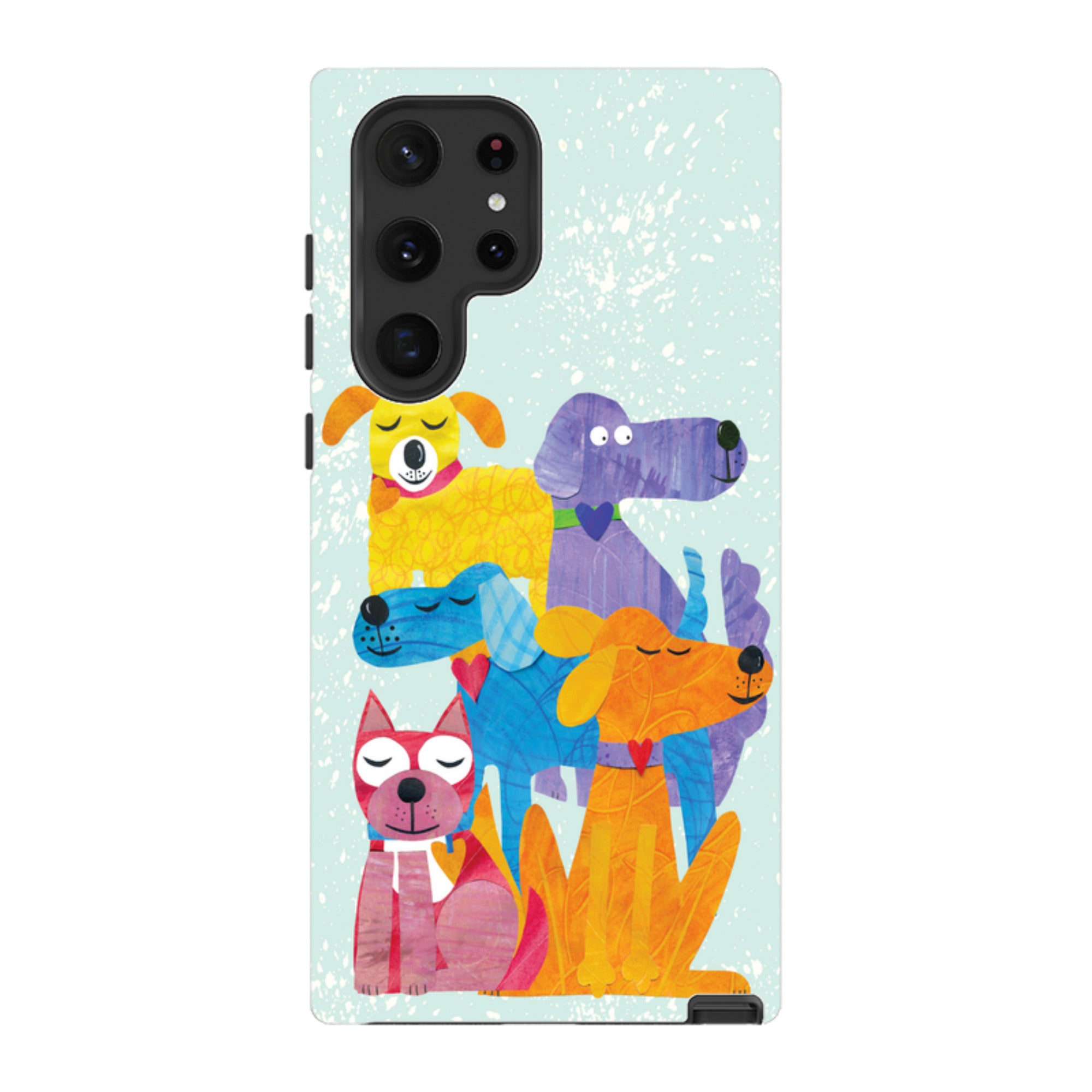 Samsung Tough Case - Patch Work Pups By Tracey English