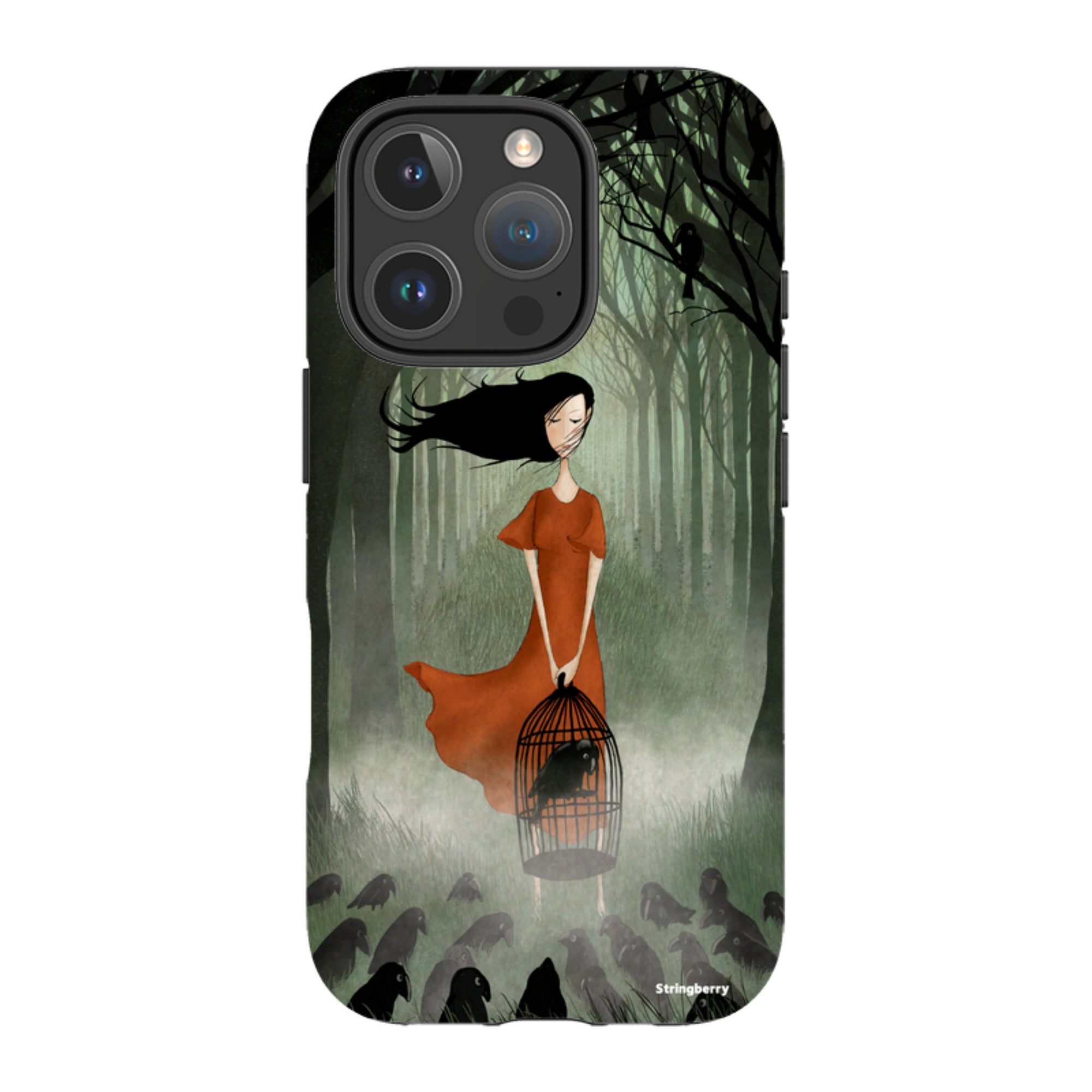 iPhone MagSafe Tough Case - The Raven Girl By Maja Lindberg