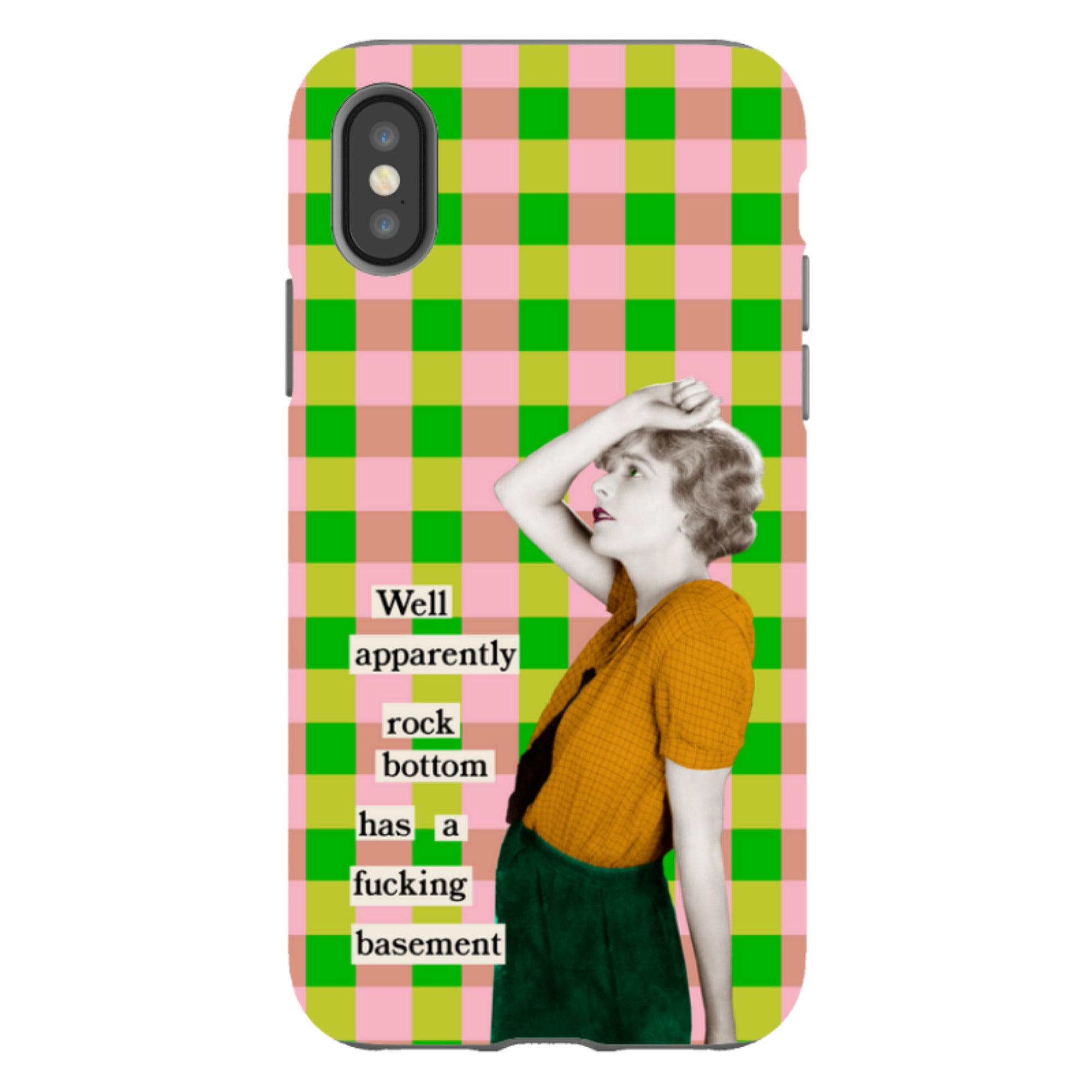 iPhone Tough Case - Rock Bottom By Clare Jordan