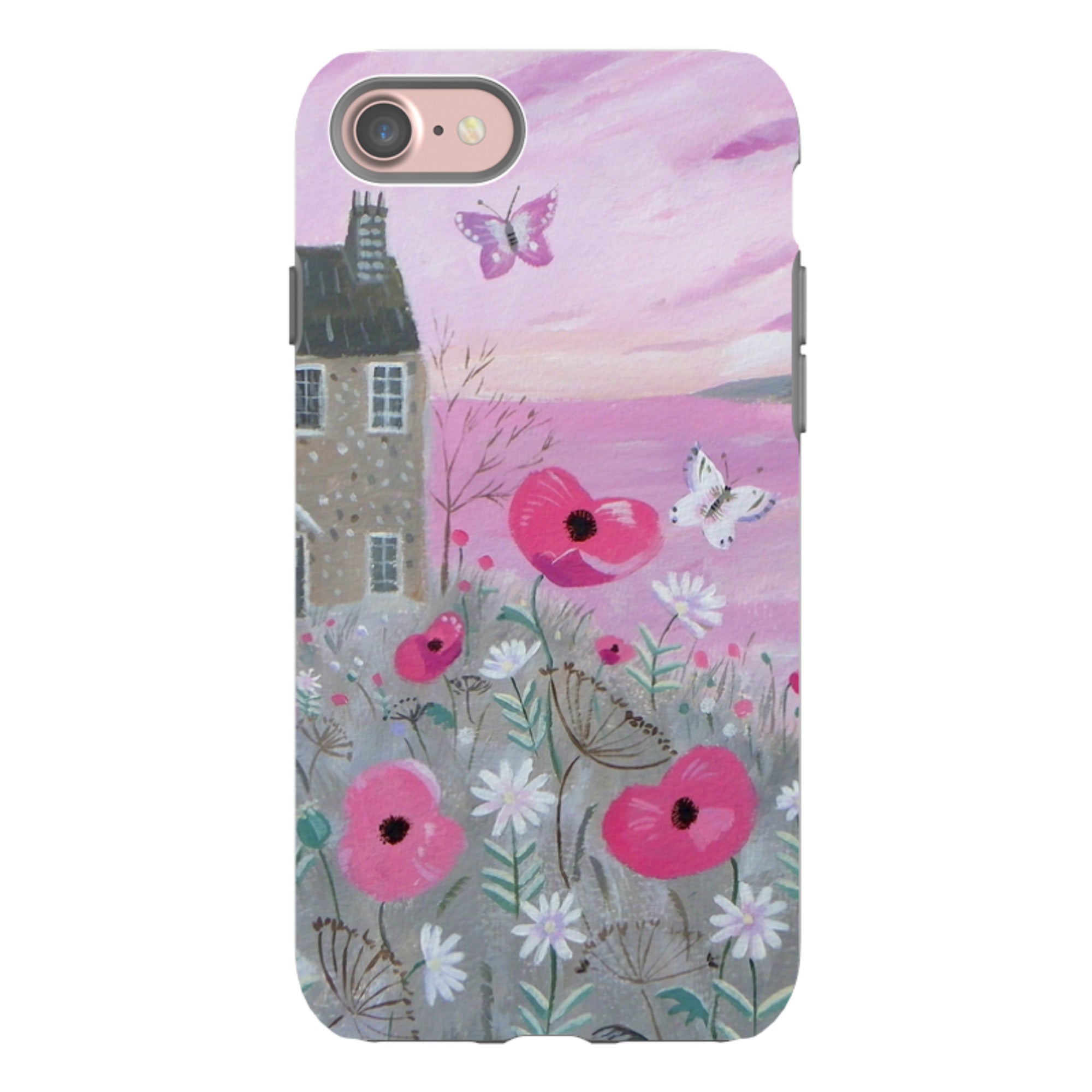 iPhone Tough Case - Seaside Flowers By Mary Stubberfield