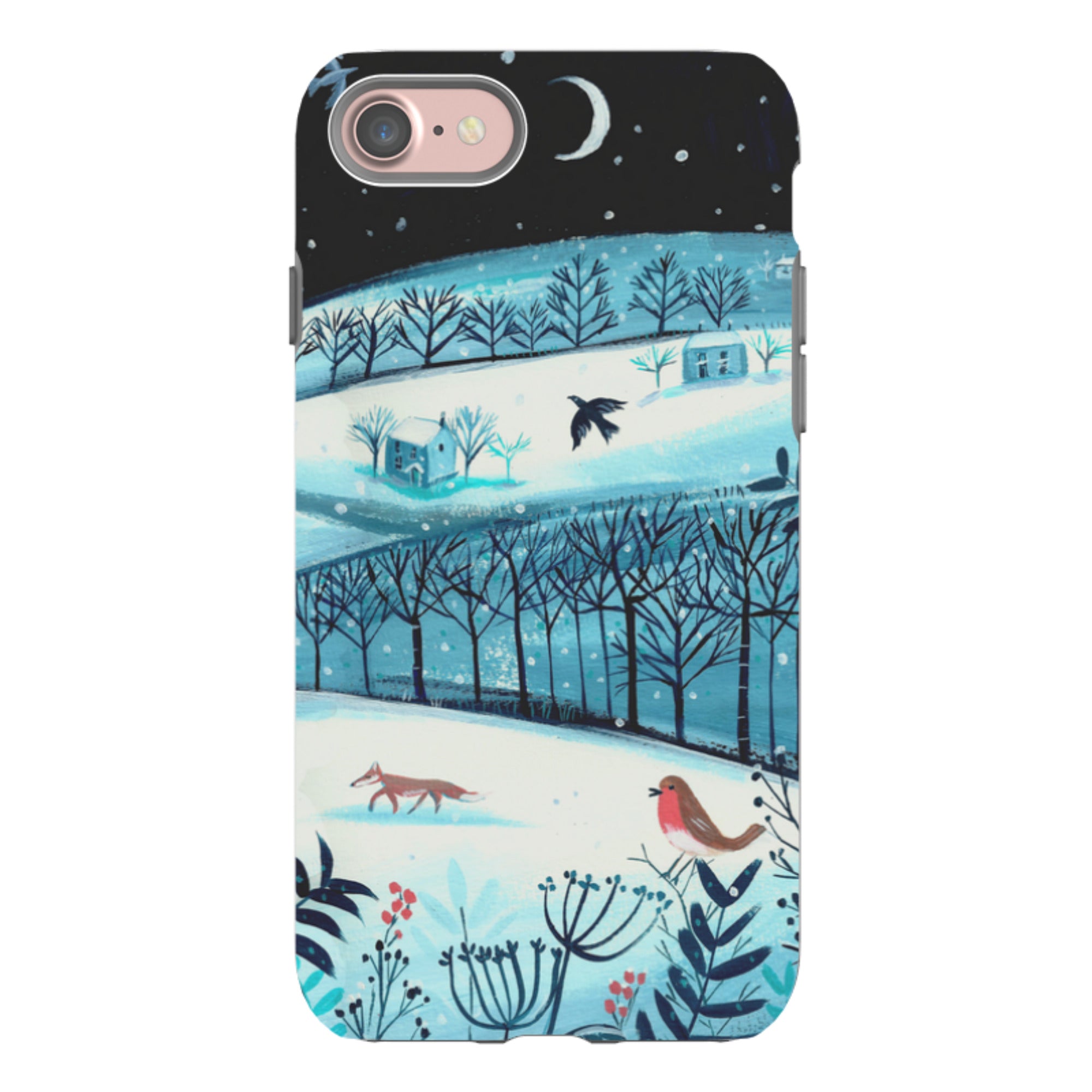 iPhone Tough Case - Winterscape-2 By Mary Stubberfield