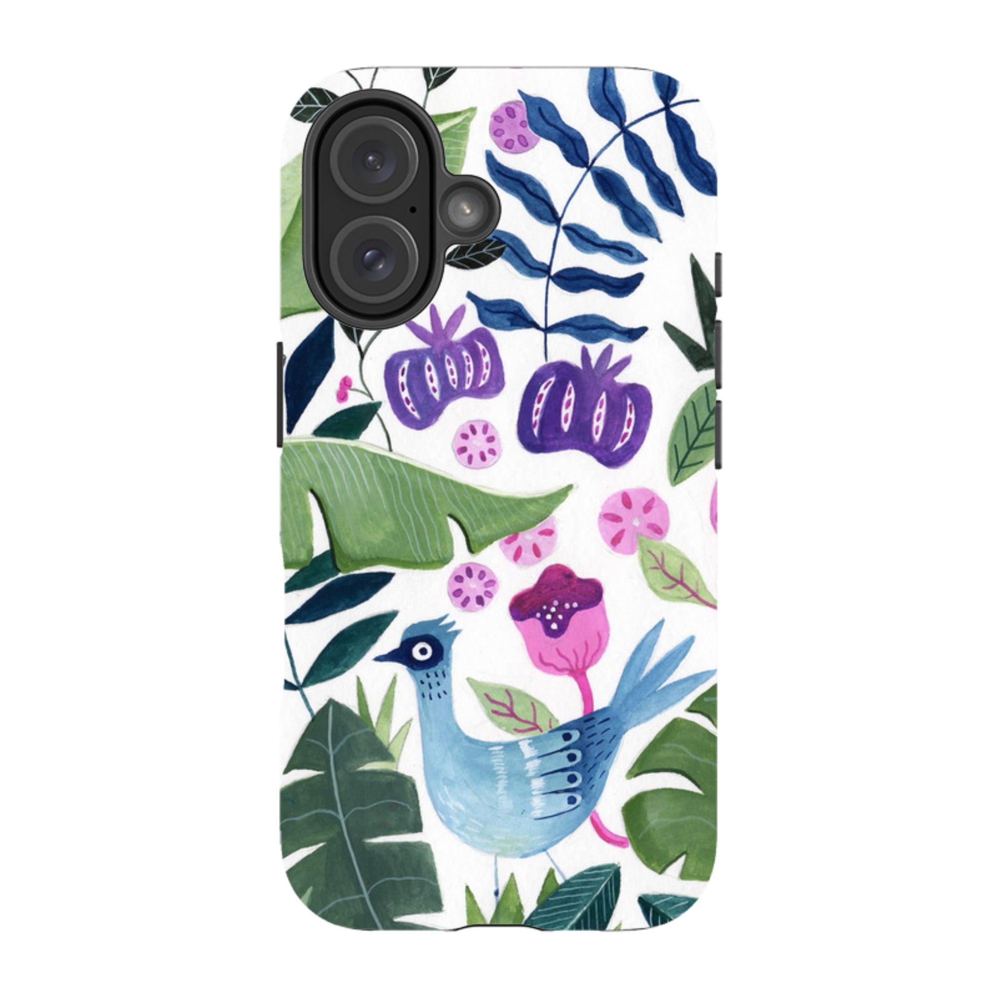 iPhone Tough Case - Birds In Forest By Bex Parkin