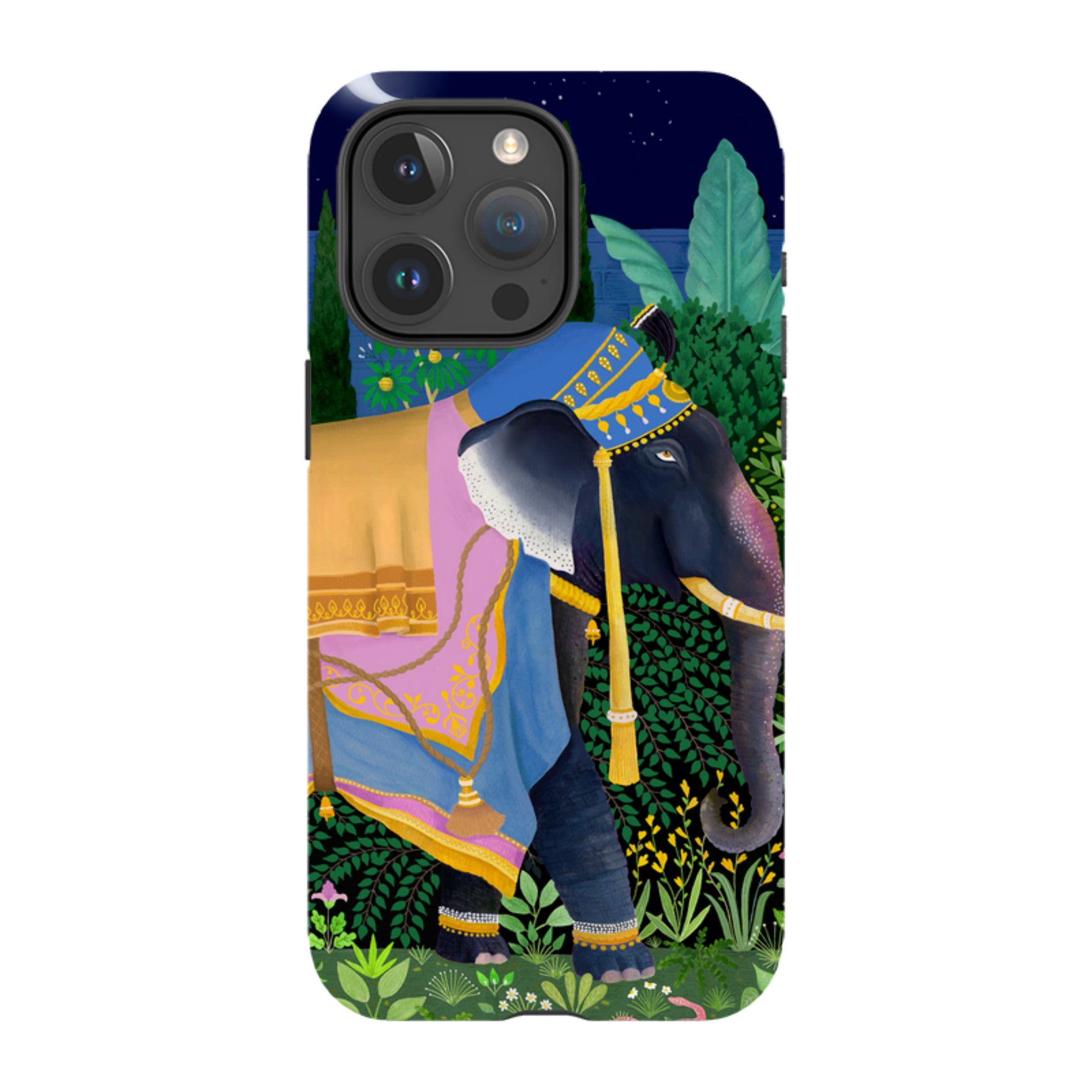 iPhone MagSafe Tough Case -  Indian Elephant By Bex Parkin