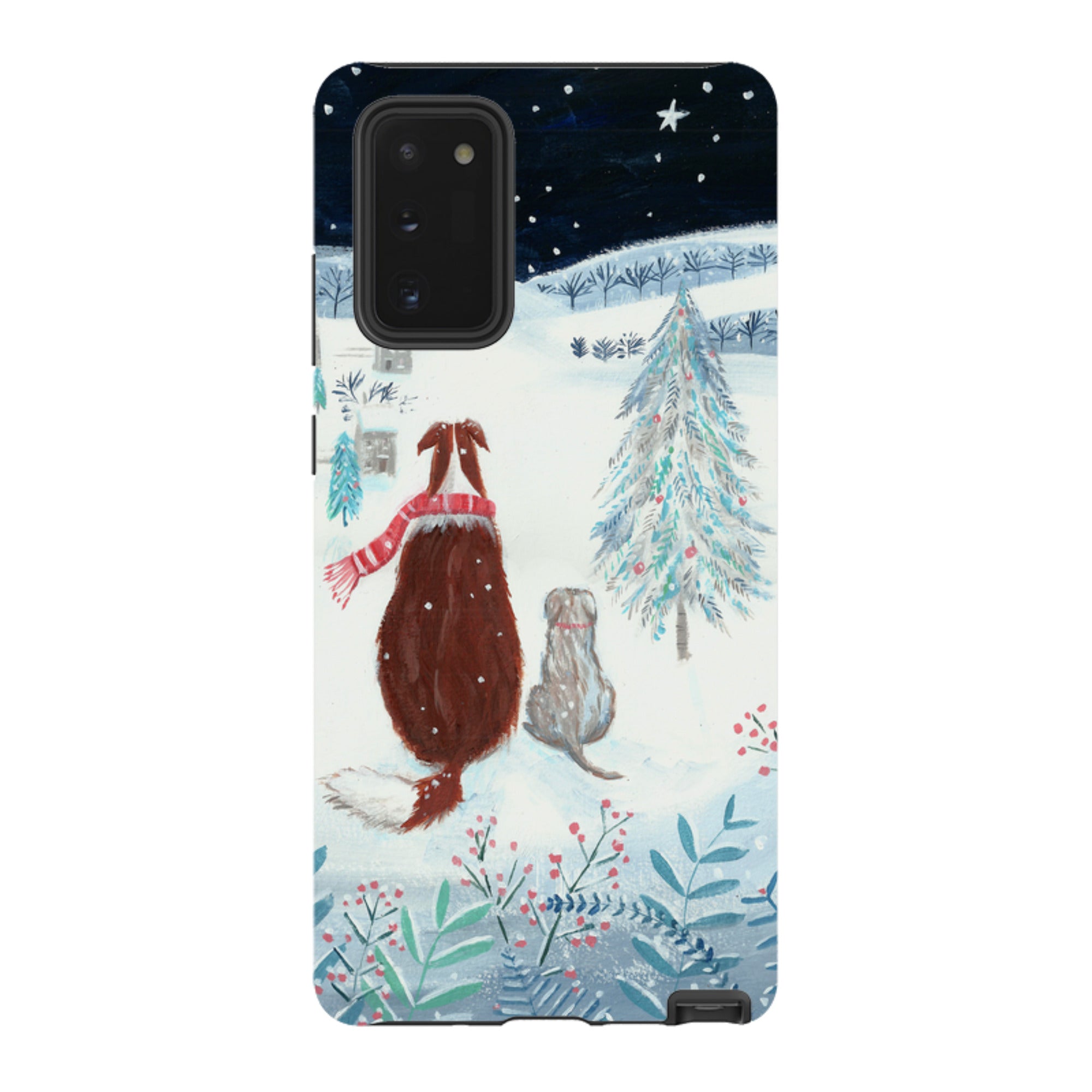 Samsung Tough Case - Snow Dogs By Mary Stubberfield