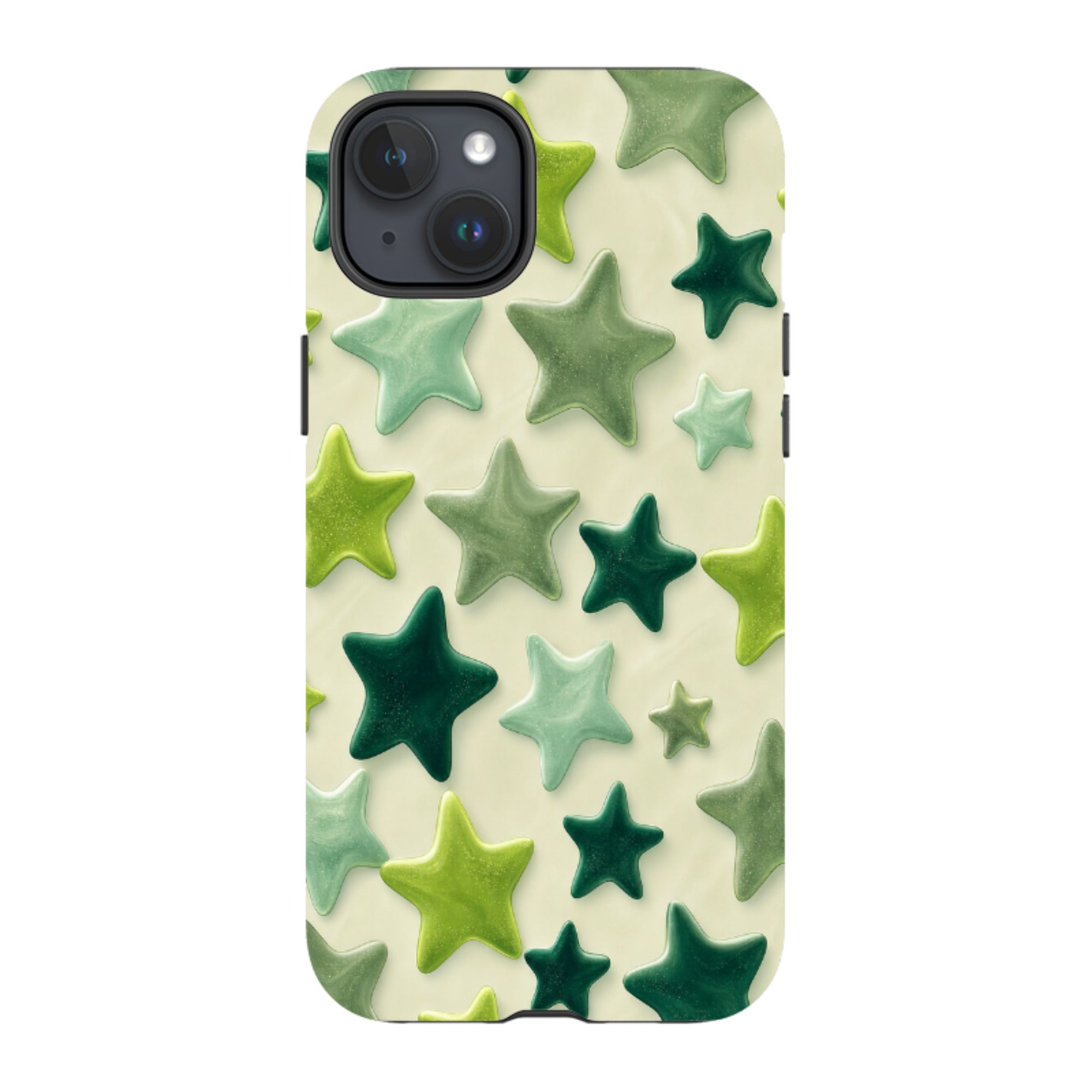 iPhone Tough Case - Sage Green Star