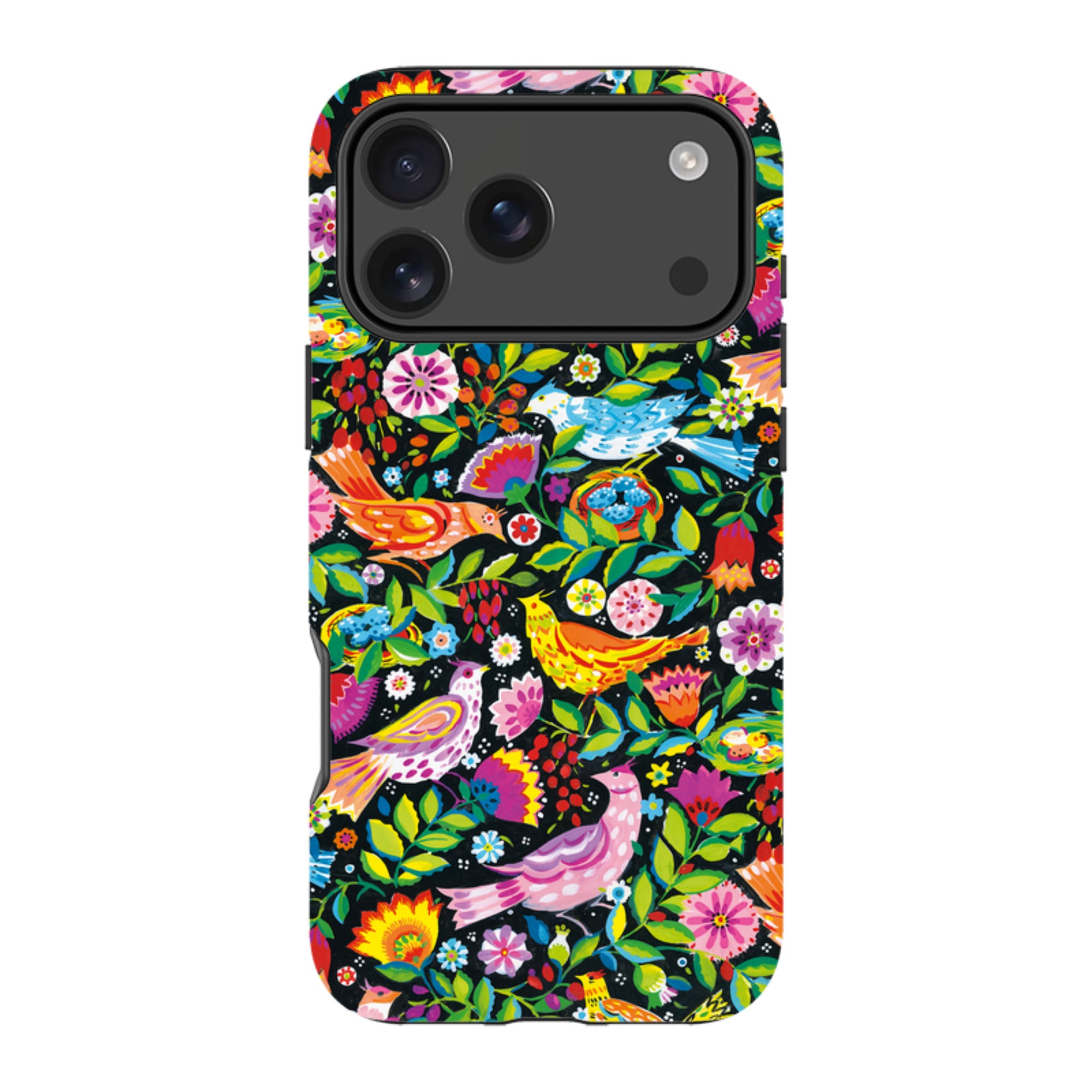 iPhone Tough Case - Folk Birds By Sarah Campbell