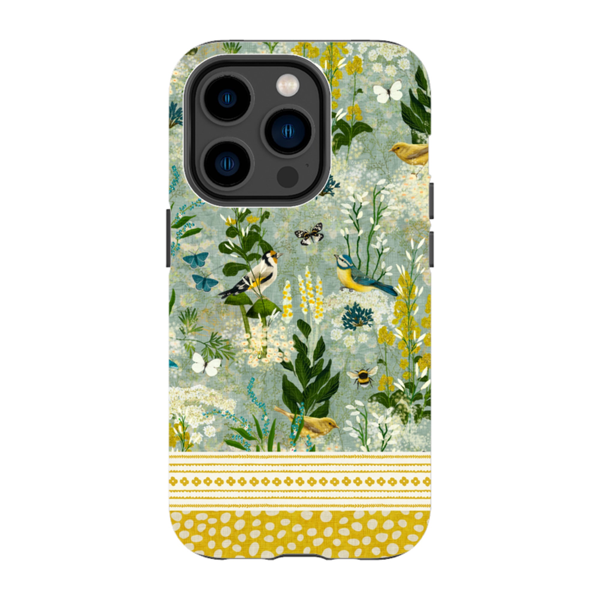 iPhone Tough Case - Song Bird Garden 2 By Katherine Quinn