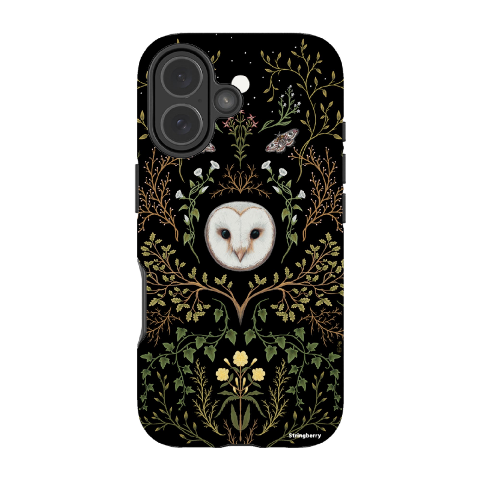 iPhone Tough Case - Owl Pattern By Anna Stead