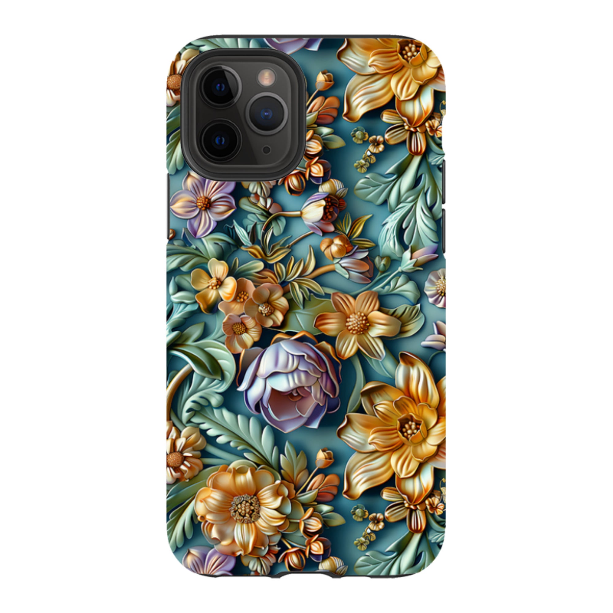iPhone Tough Case -Sage Floral