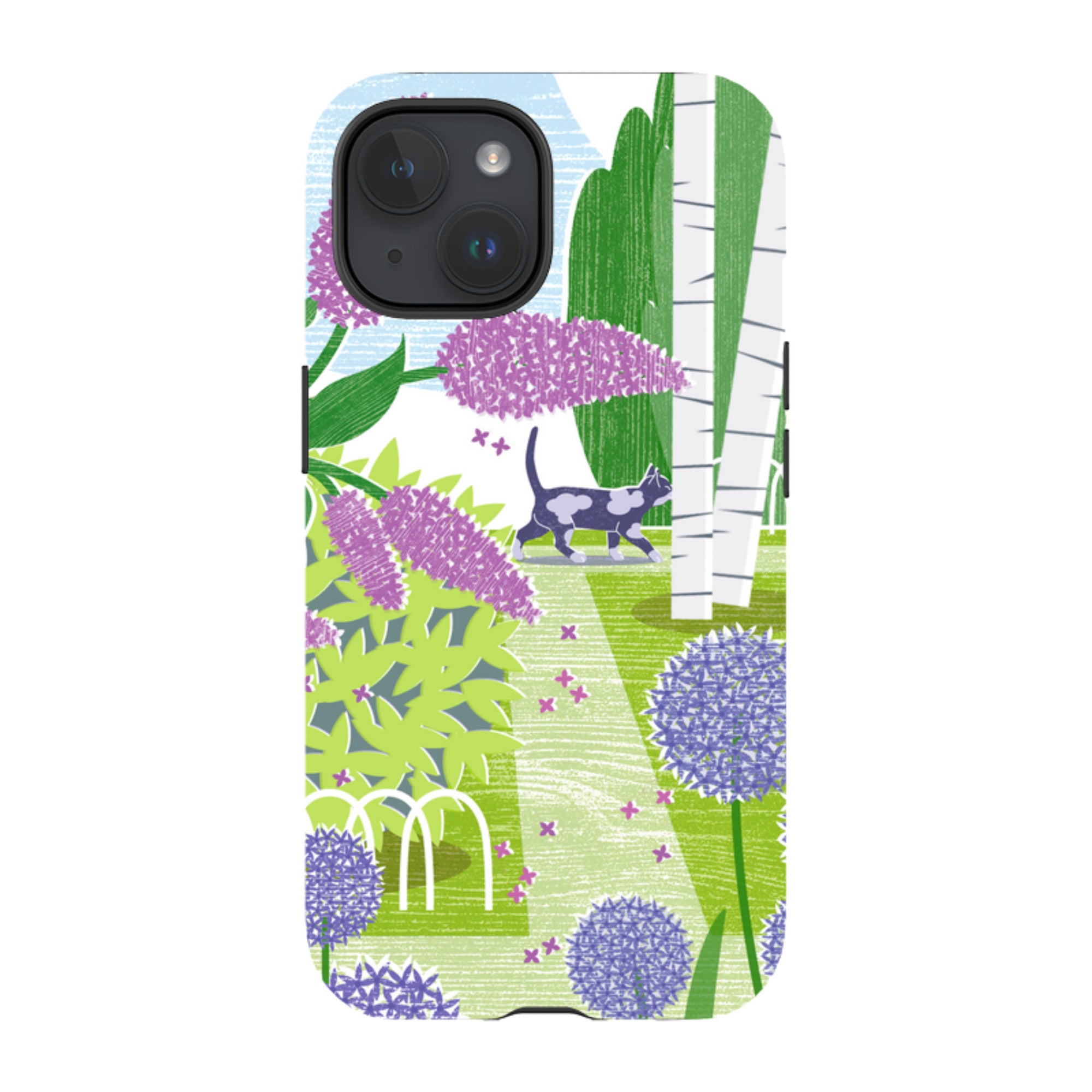 iPhone MagSafe Tough Case -  Lilac and Alliums By Liane Payne