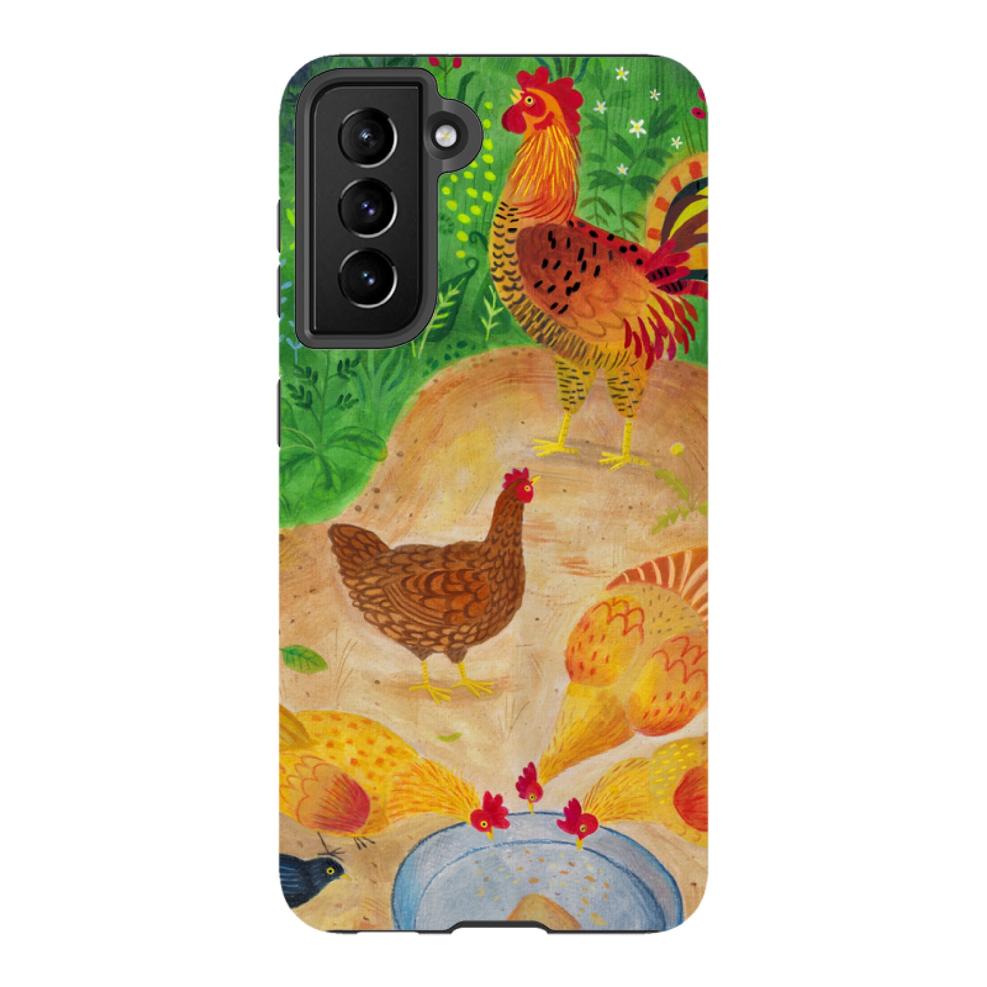 Samsung Tough Case - Chickens By Bex Parkin