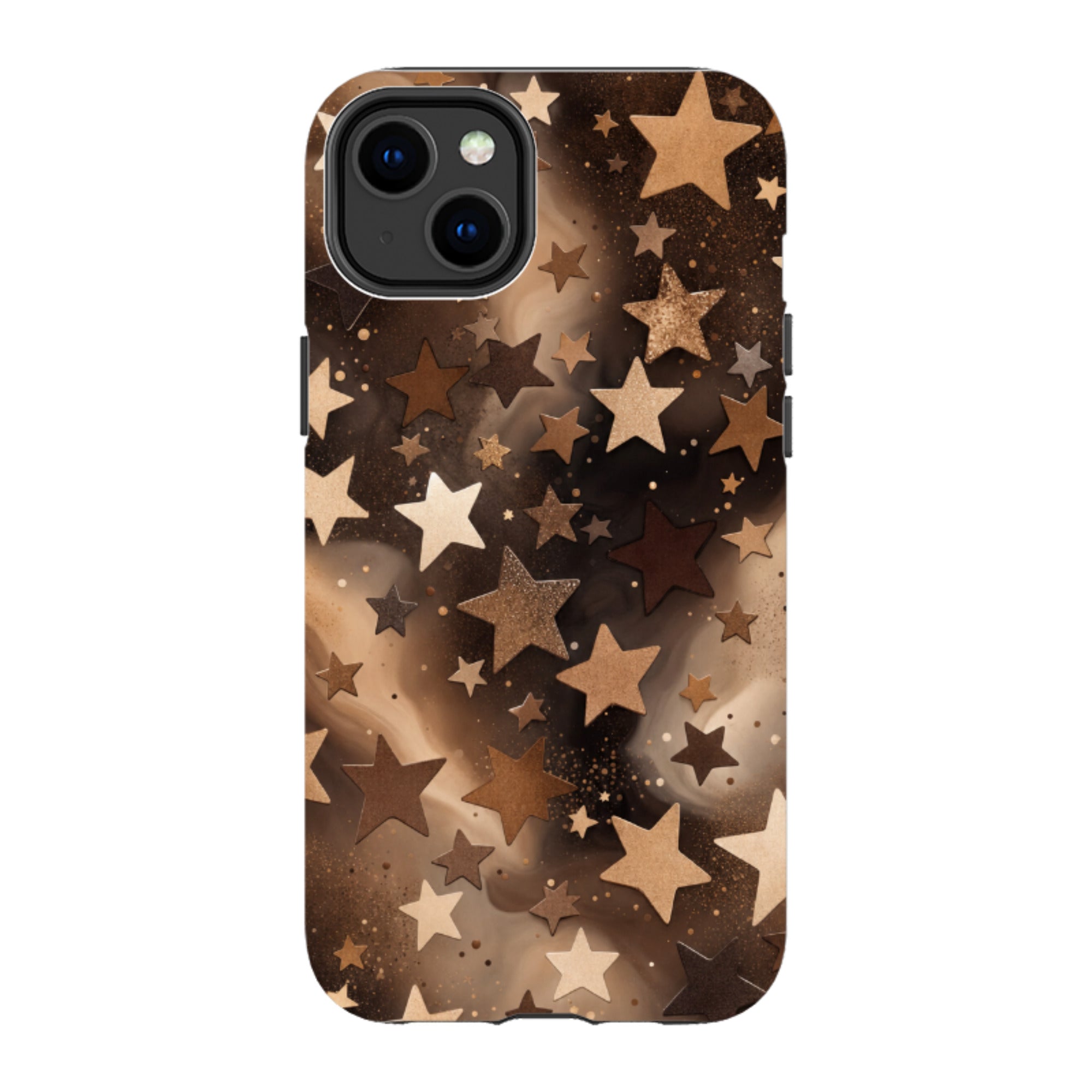 iPhone Tough Case - Bronze Galaxy Star