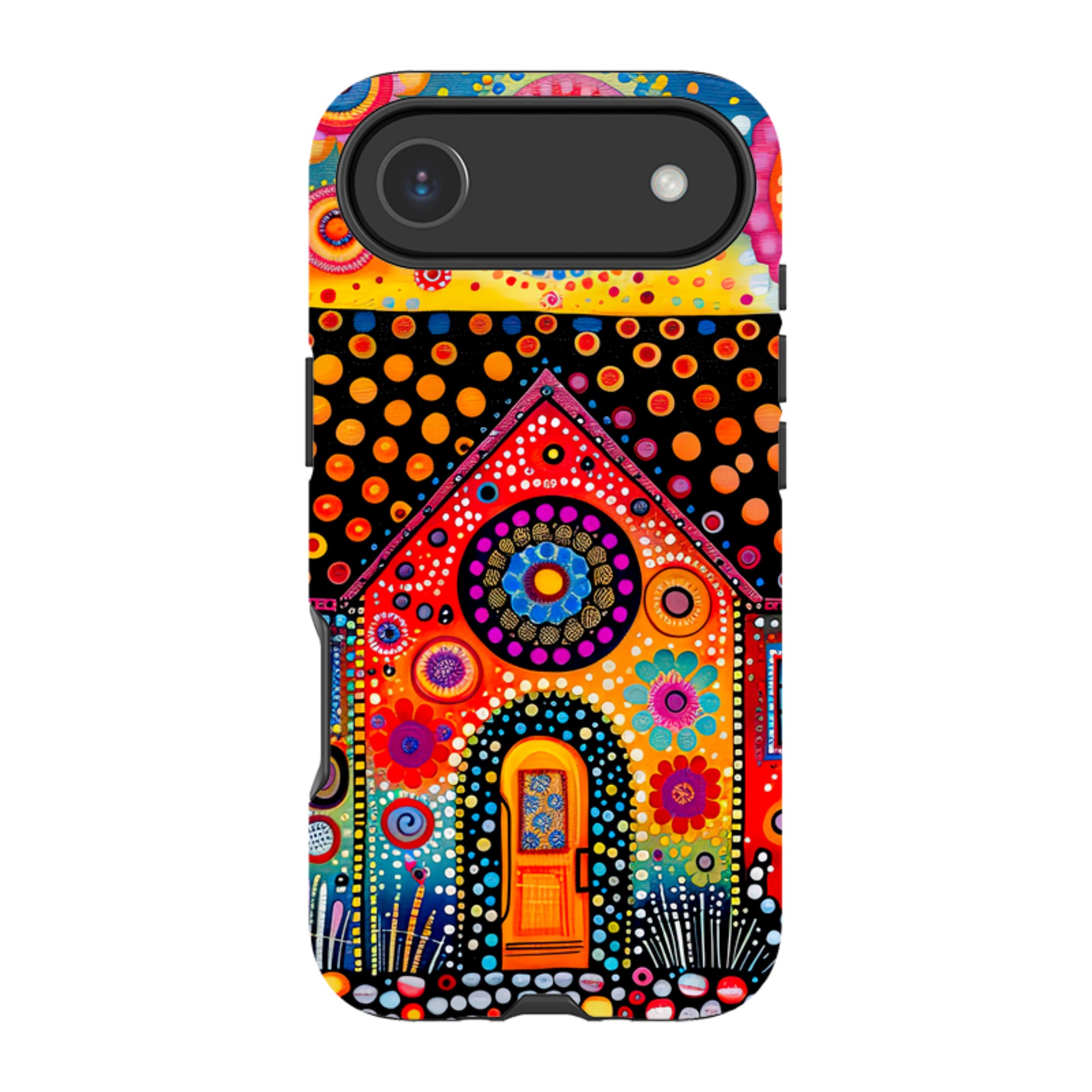 iPhone Case - Folk Art House IV