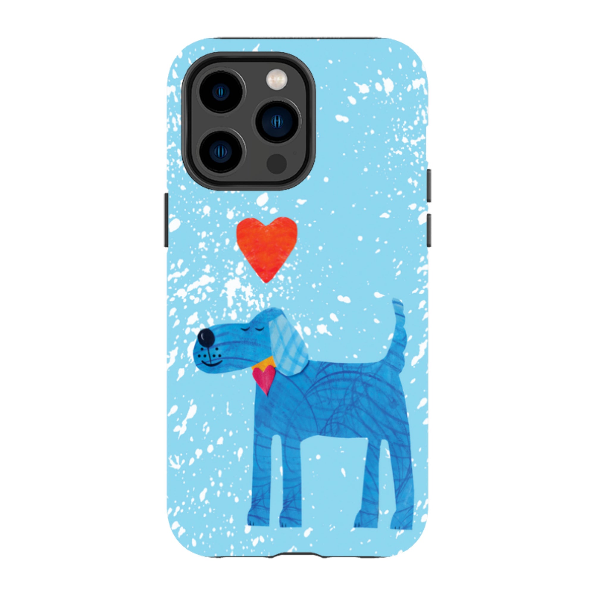 iPhone Tough Case - Blue Dog By Tracey English