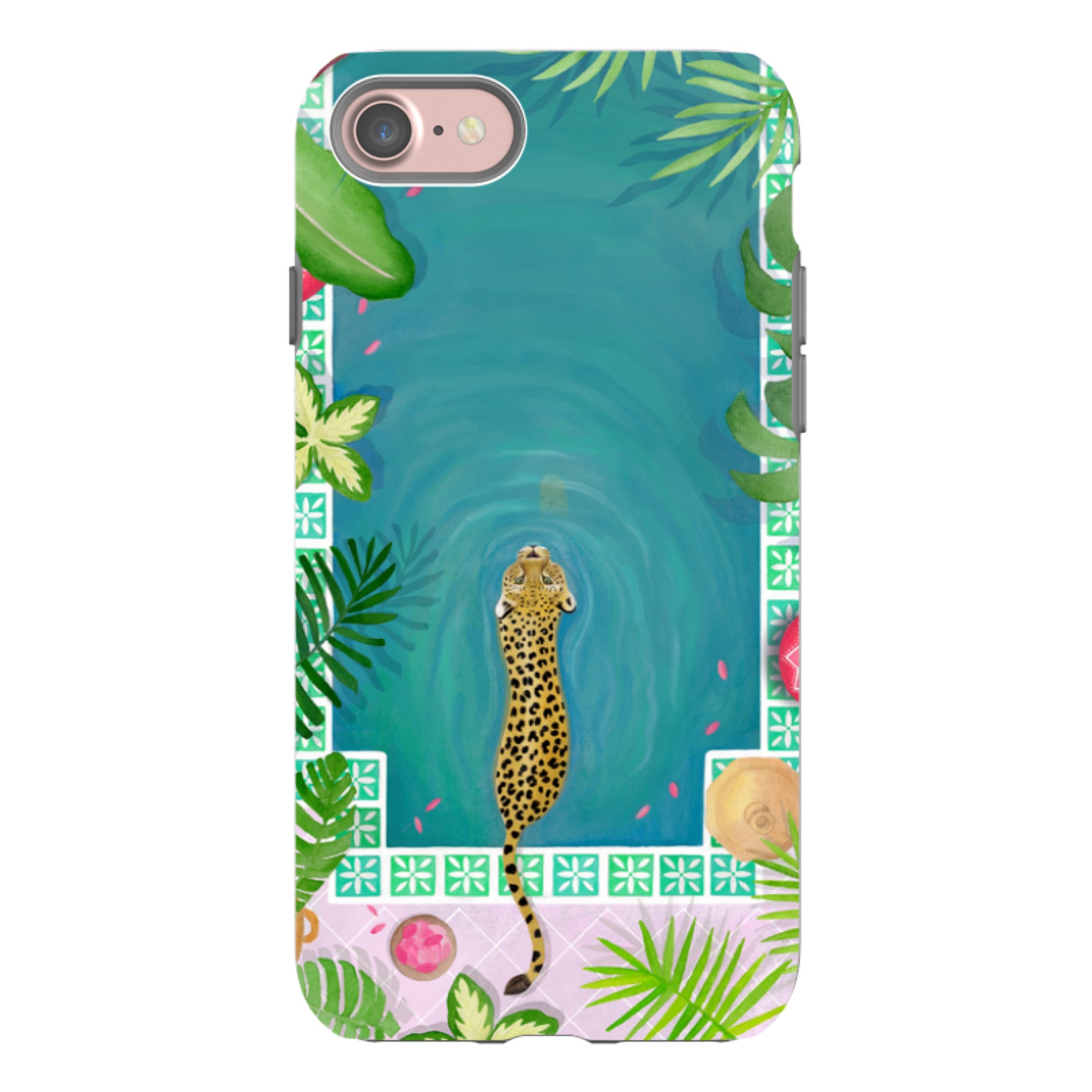 iPhone Case - Morocco Pool Leopard By Bex Parkin
