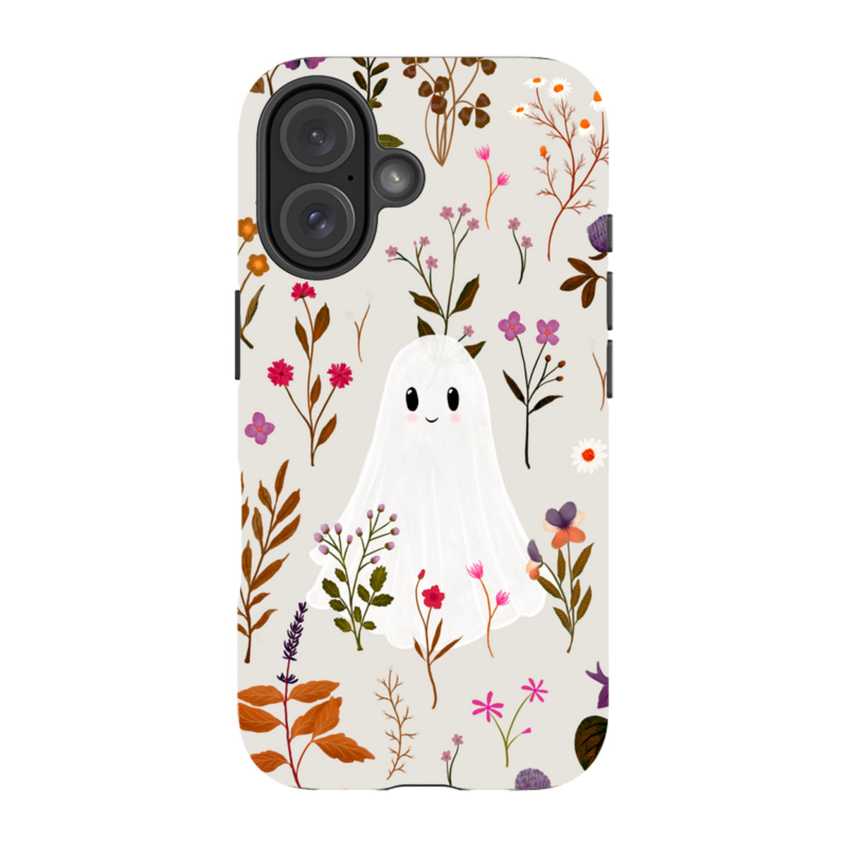 iPhone Tough Case - Ghost in the Garden - Stone Multi By Katherine Quinn