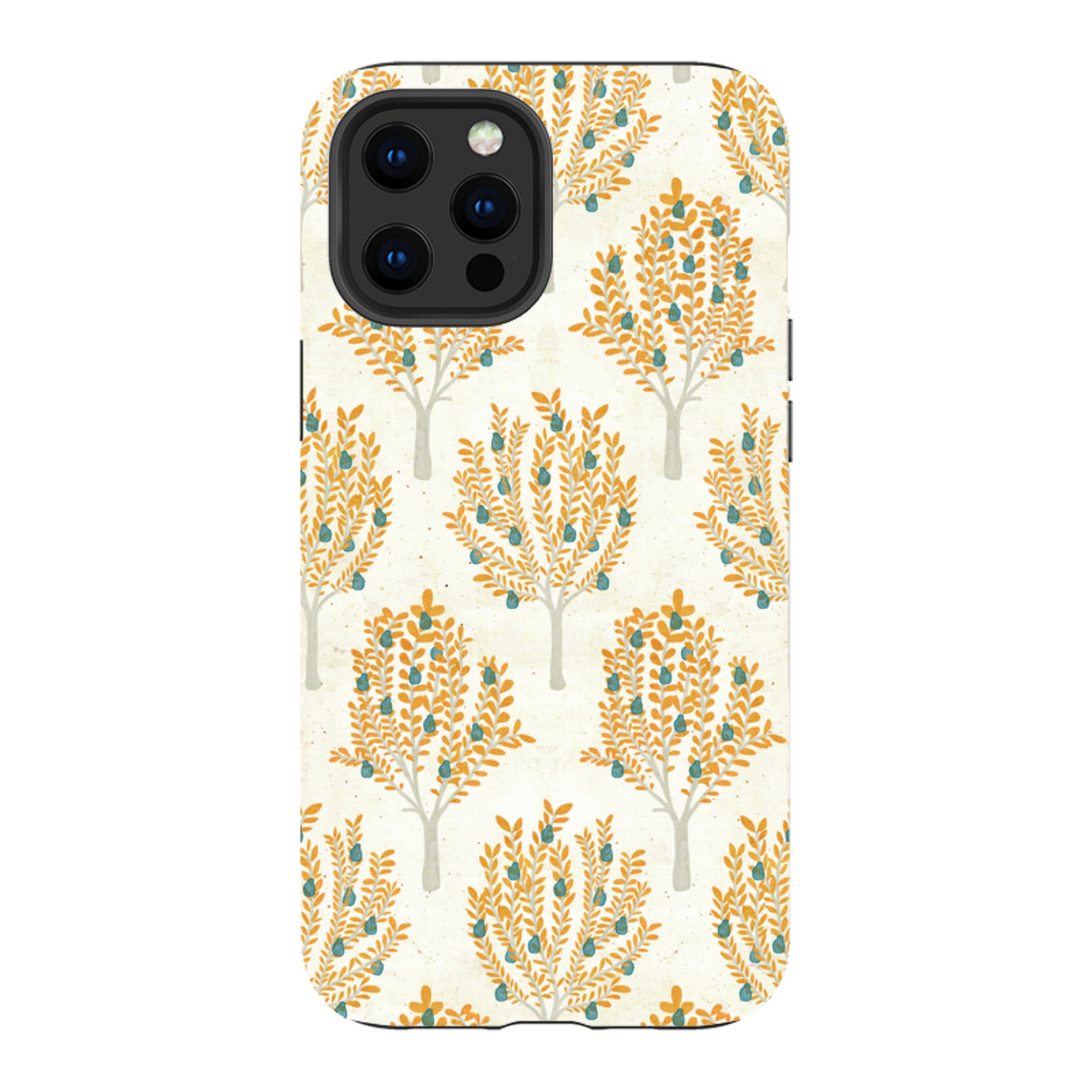 iPhone Tough Case - Pear Trees Cream By Katherine Quinn