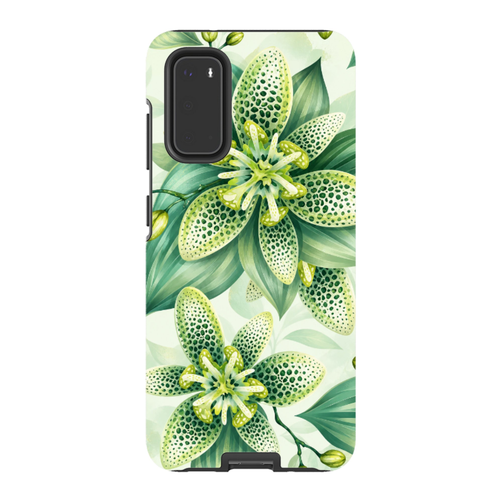 Samsung Tough Case - Sage Green Lily