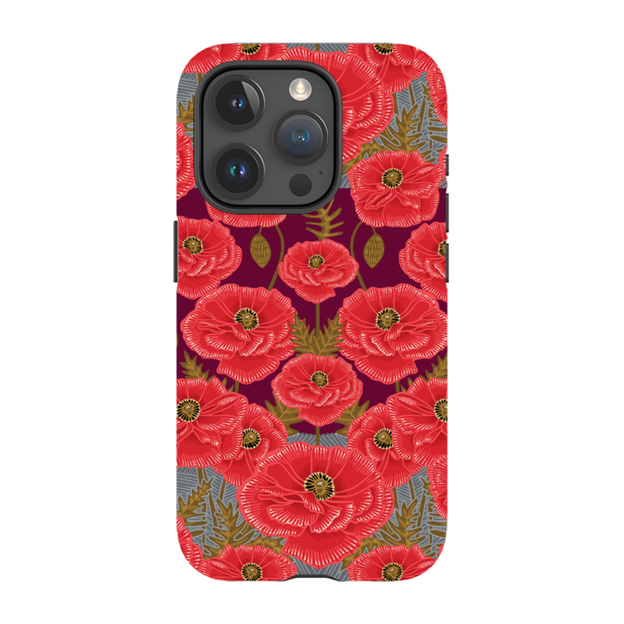 iPhone Case - Poppy Red By Kate Heiss