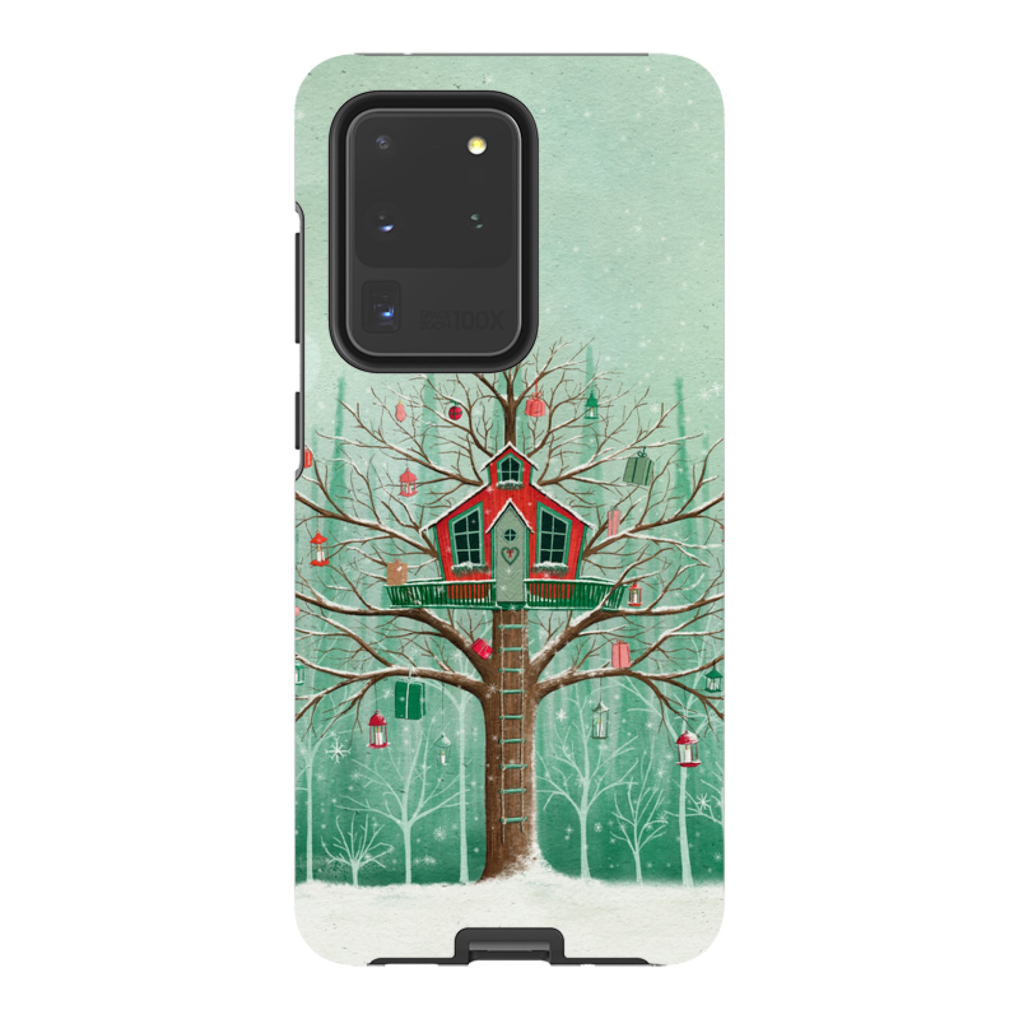 Samsung Tough Case - Christmas Tree House By Maja Lindberg
