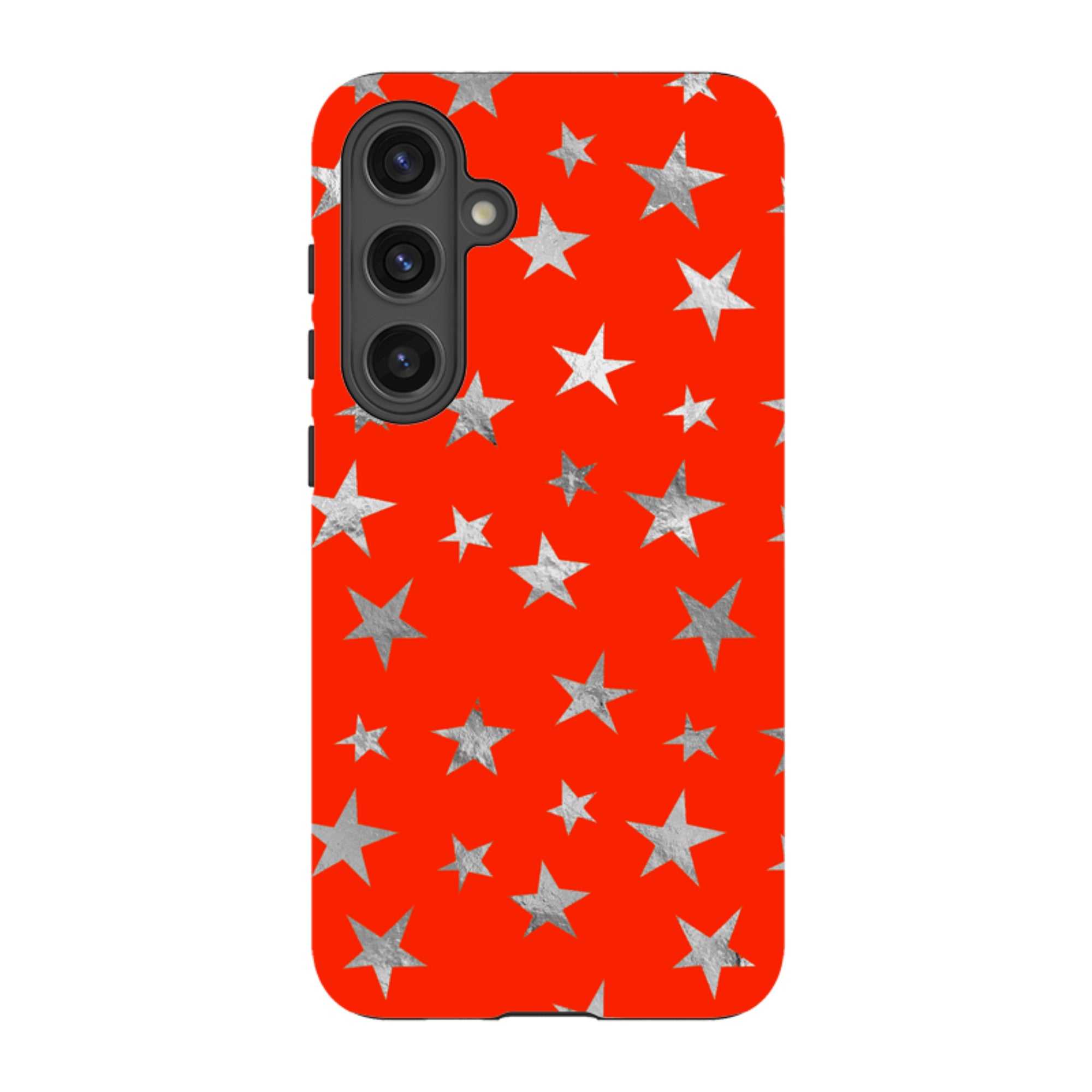 Samsung Tough Case - Red and Silver Stars