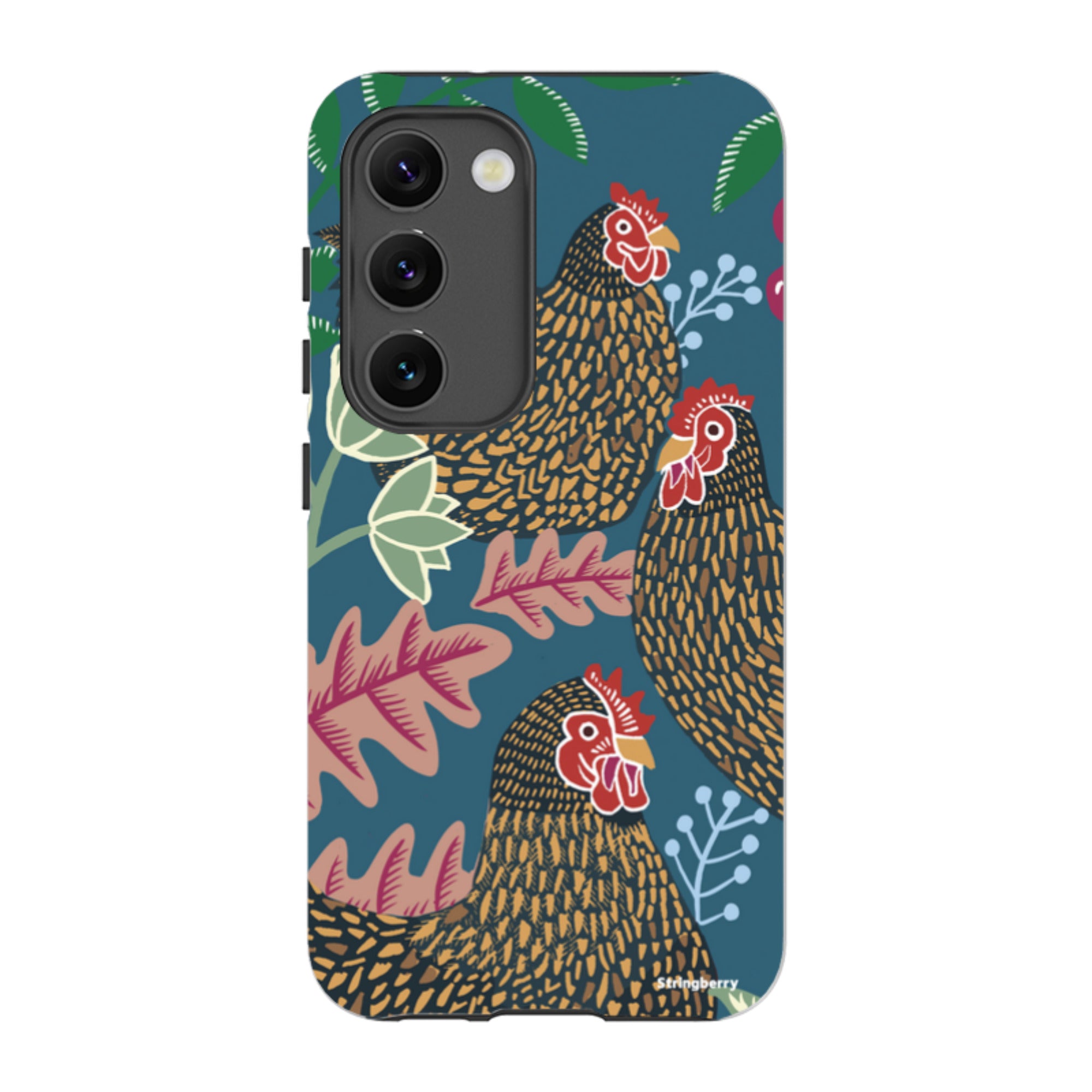 Samsung Tough Case - Three French Hens By Kate Heiss