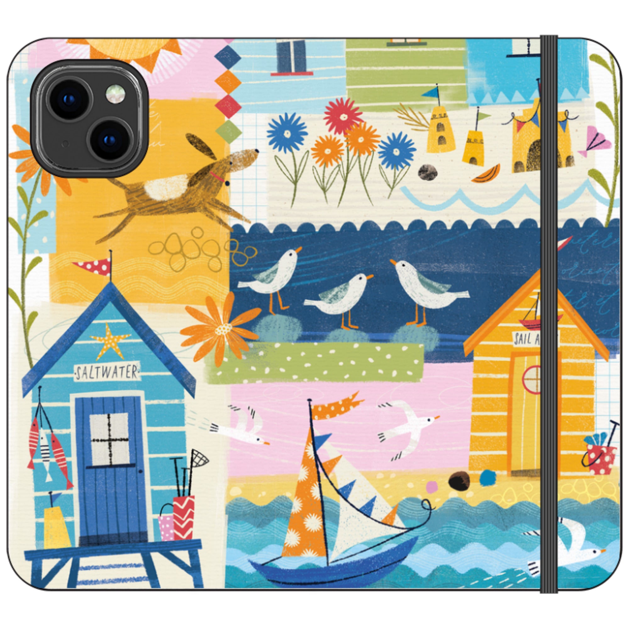 Sunny Days Wallet Case By Ali Brookes