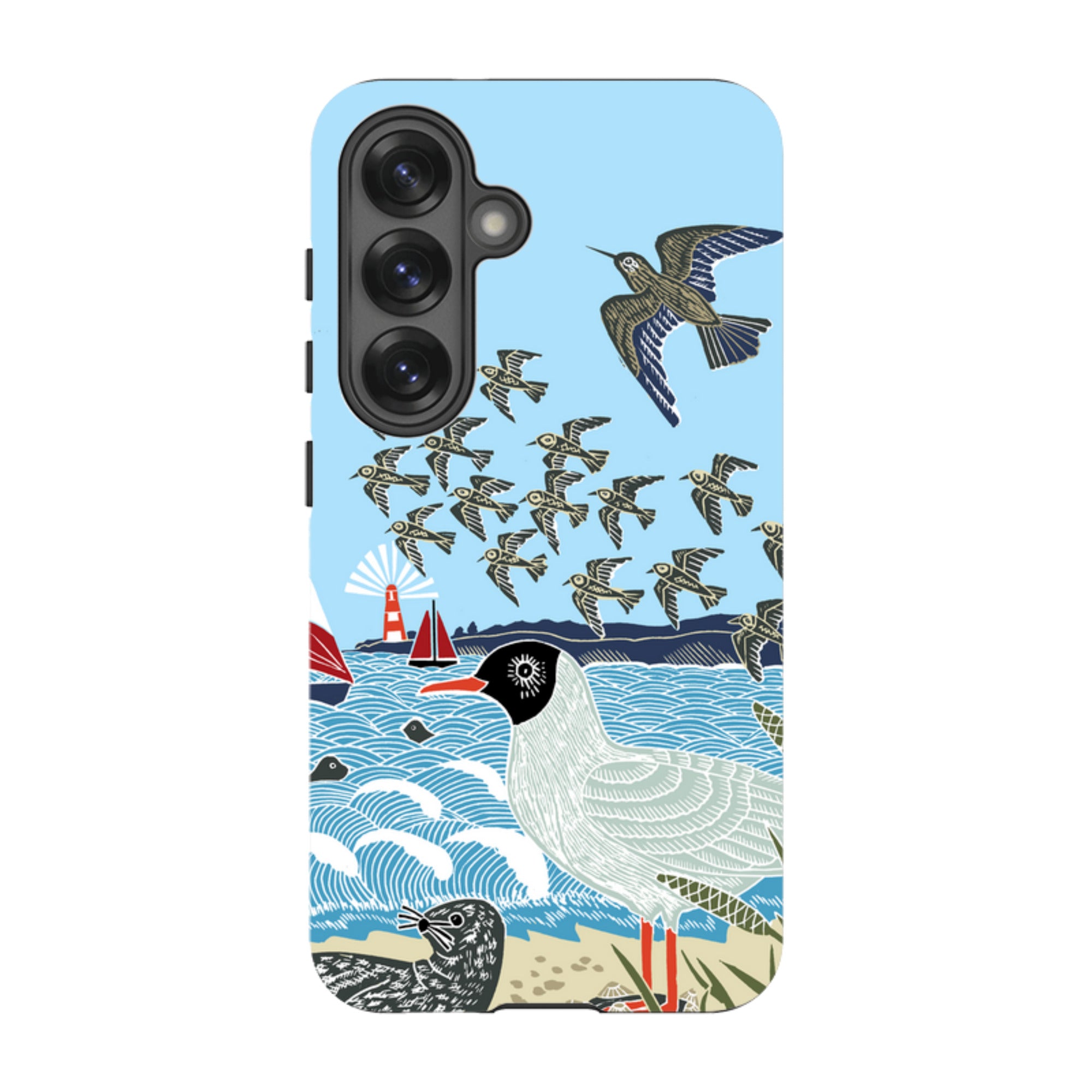 Samsung Tough  Case - Seagulls And Seals By Kate heiss
