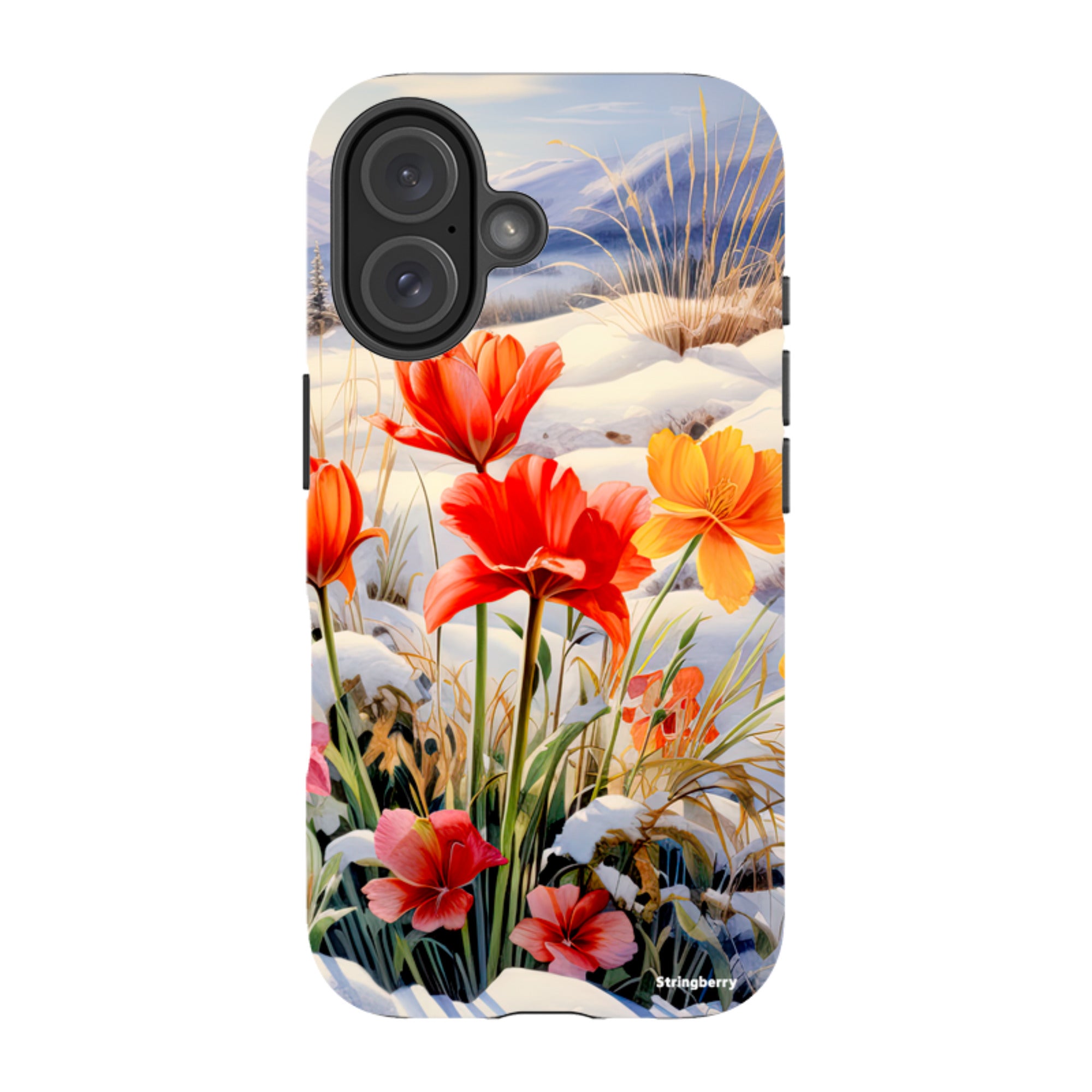 iPhone MagSafe Tough Case -  Winter Wild Flowers III
