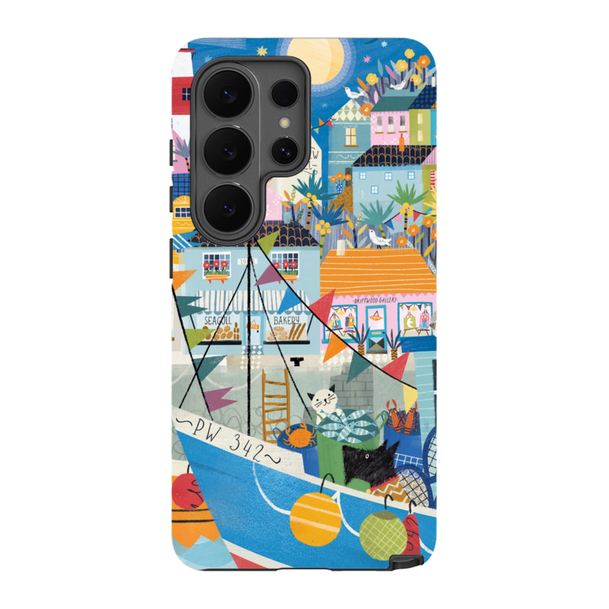 Samsung Tough  Case - Night Harbour 2 By Ali Brookes