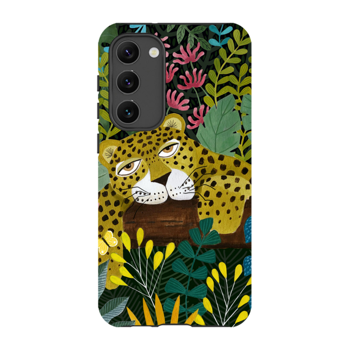 Samsung Tough Case - Sleepy Leopard By Bex Parkin