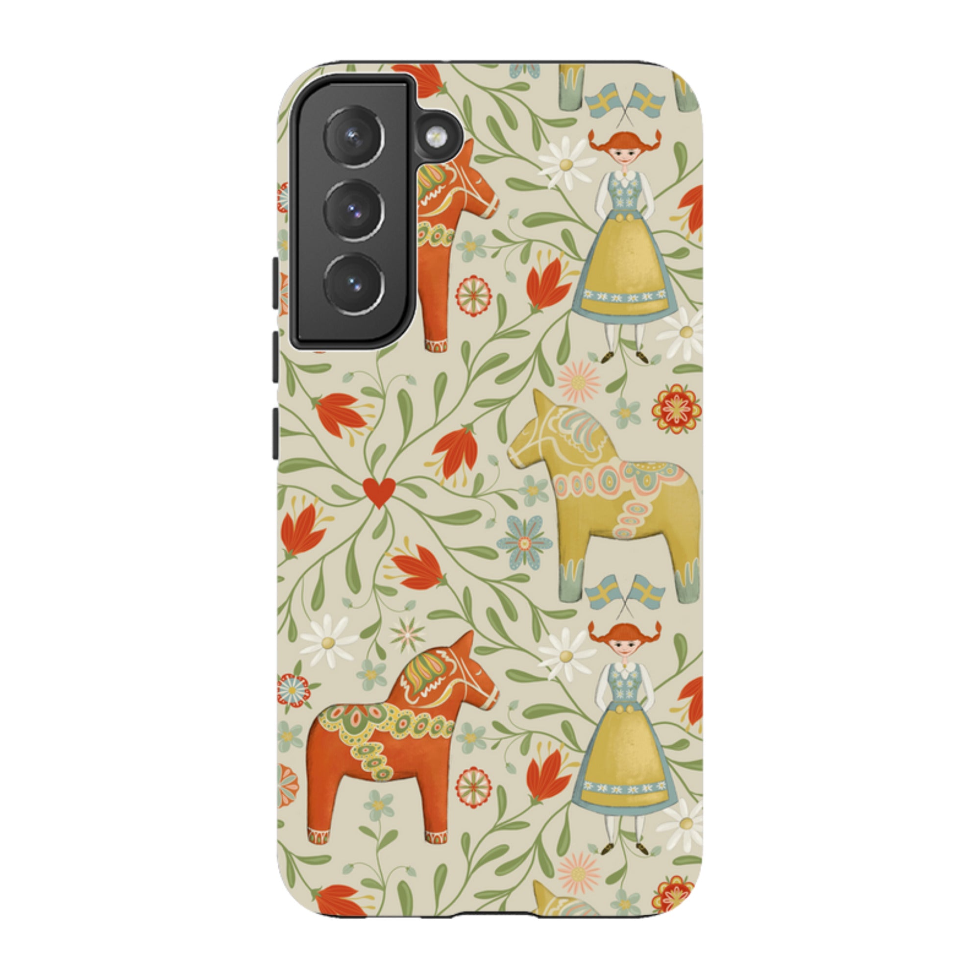Samsung Tough  Case - Dala Horse By Maja Lindberg