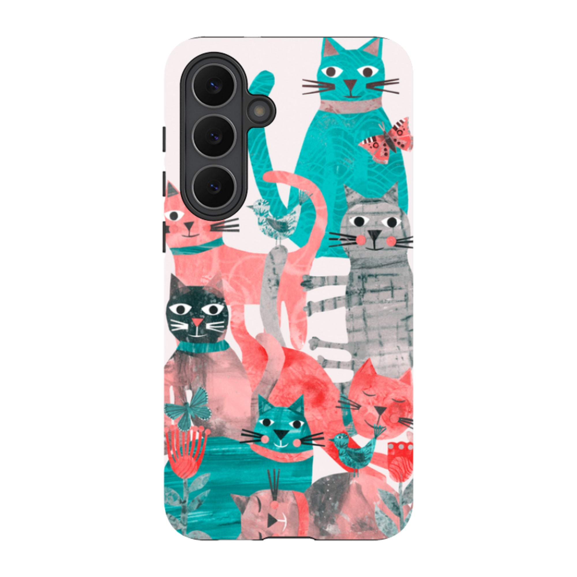 Samsung Tough  Case - Cat Party II By Tracey English