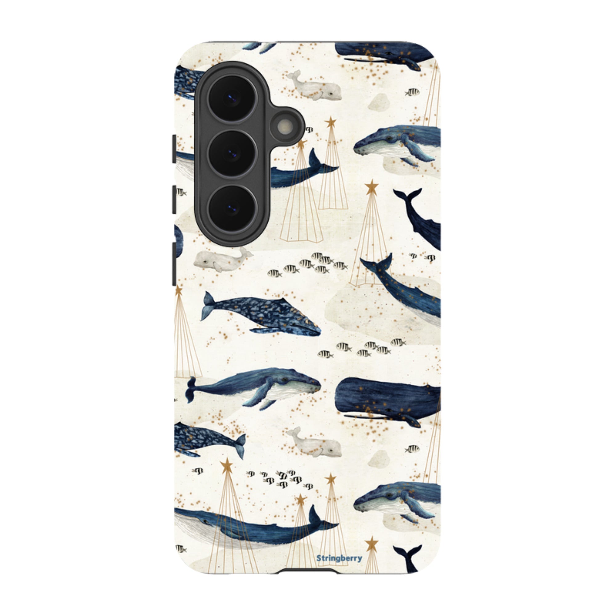 Samsung Tough Case - Christmas Whale III By Katherine Quinn