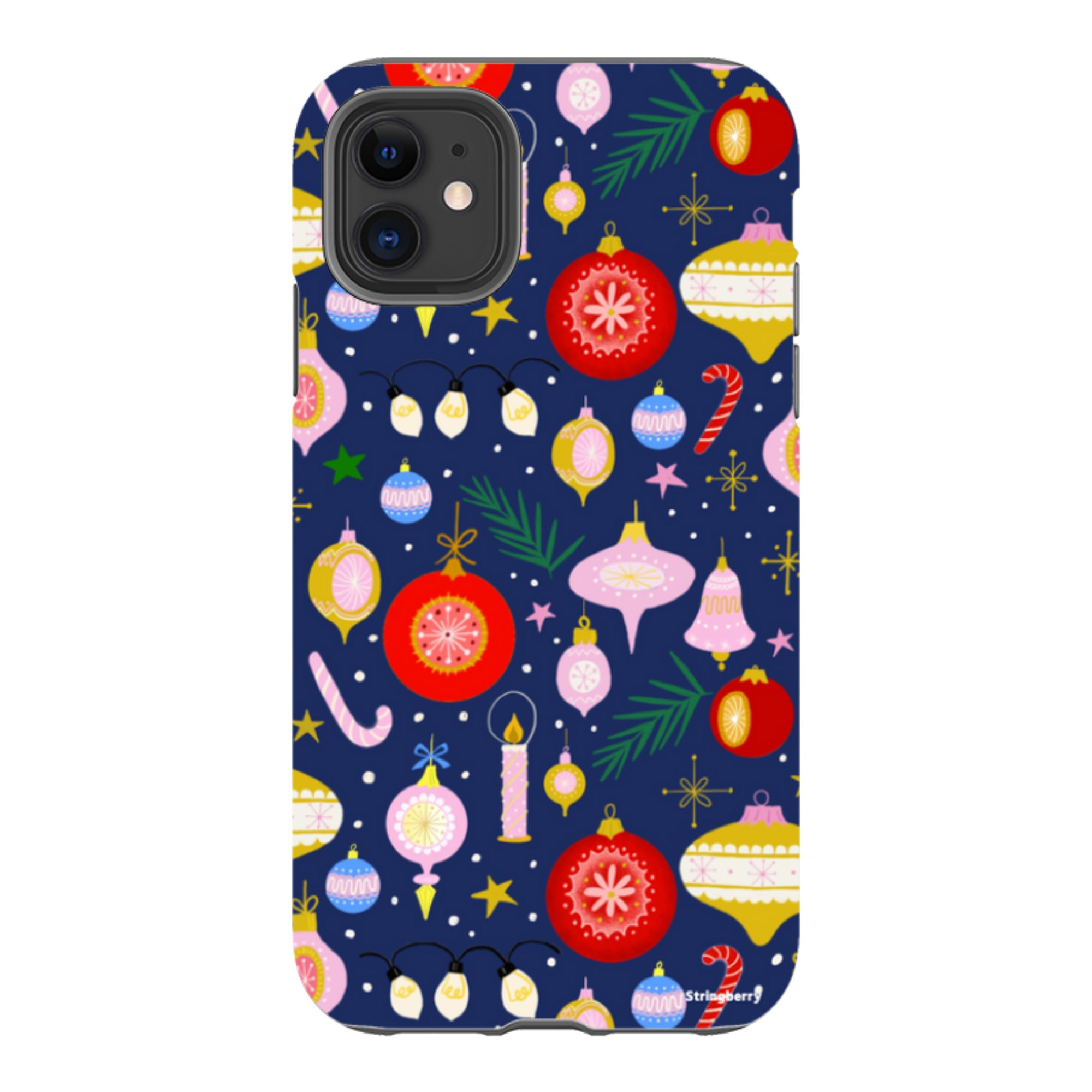 iPhone Tough Case - Xmas Pattern II By Bex Parkin