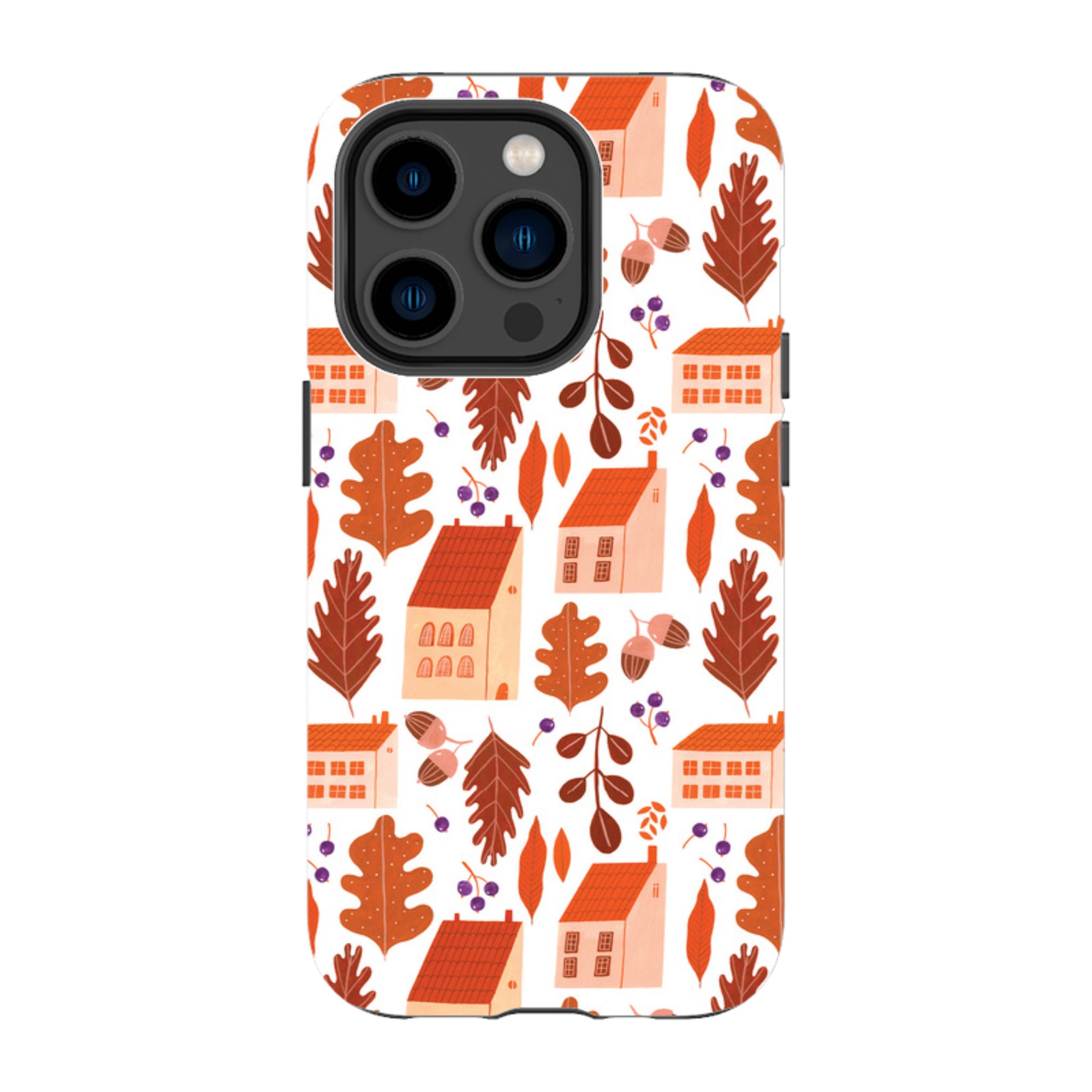 iPhone Tough Case - Autumn Pattern By Madalina Andronic